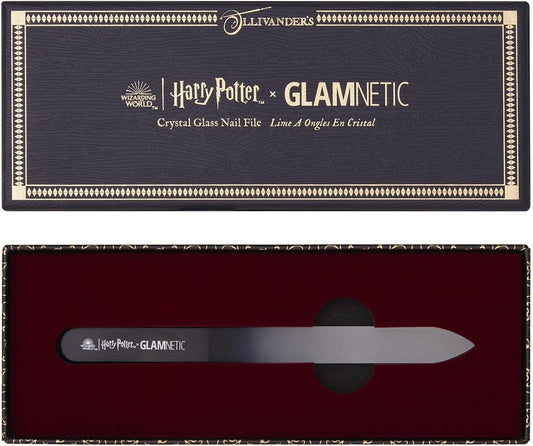 Harry Potter™ x Glamnetic Crystal Glass Nail File | All-in-One Nail File for Shaping, Smoothing & Polishing | Lightweight & Easy to Use