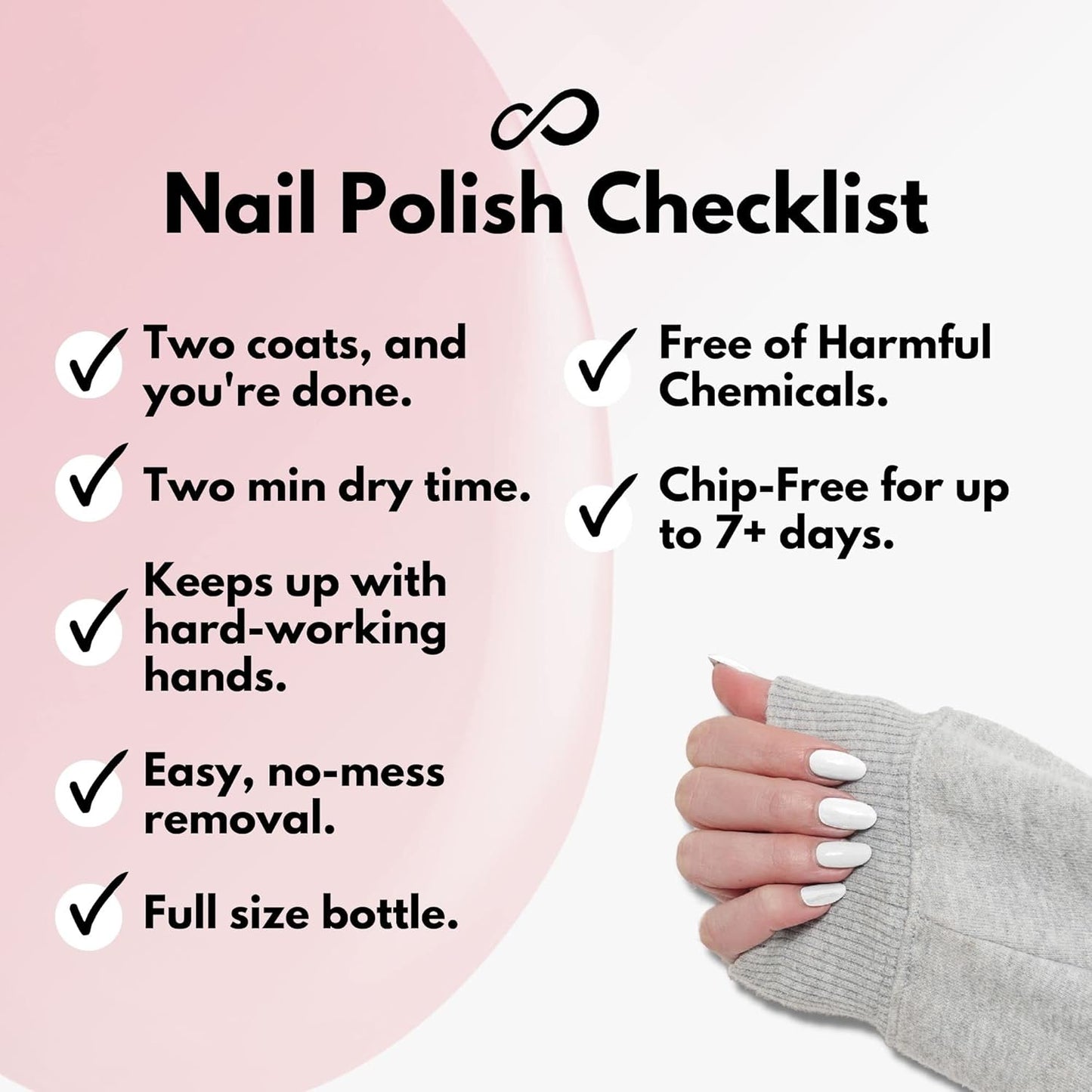 Eternal Nail Polish Set 4 Piece Kit: Long Lasting, Quick Dry and Cruelty Free. Made in USA - 0.46 Fluid Ounces Each (Call Me Boss Lady)