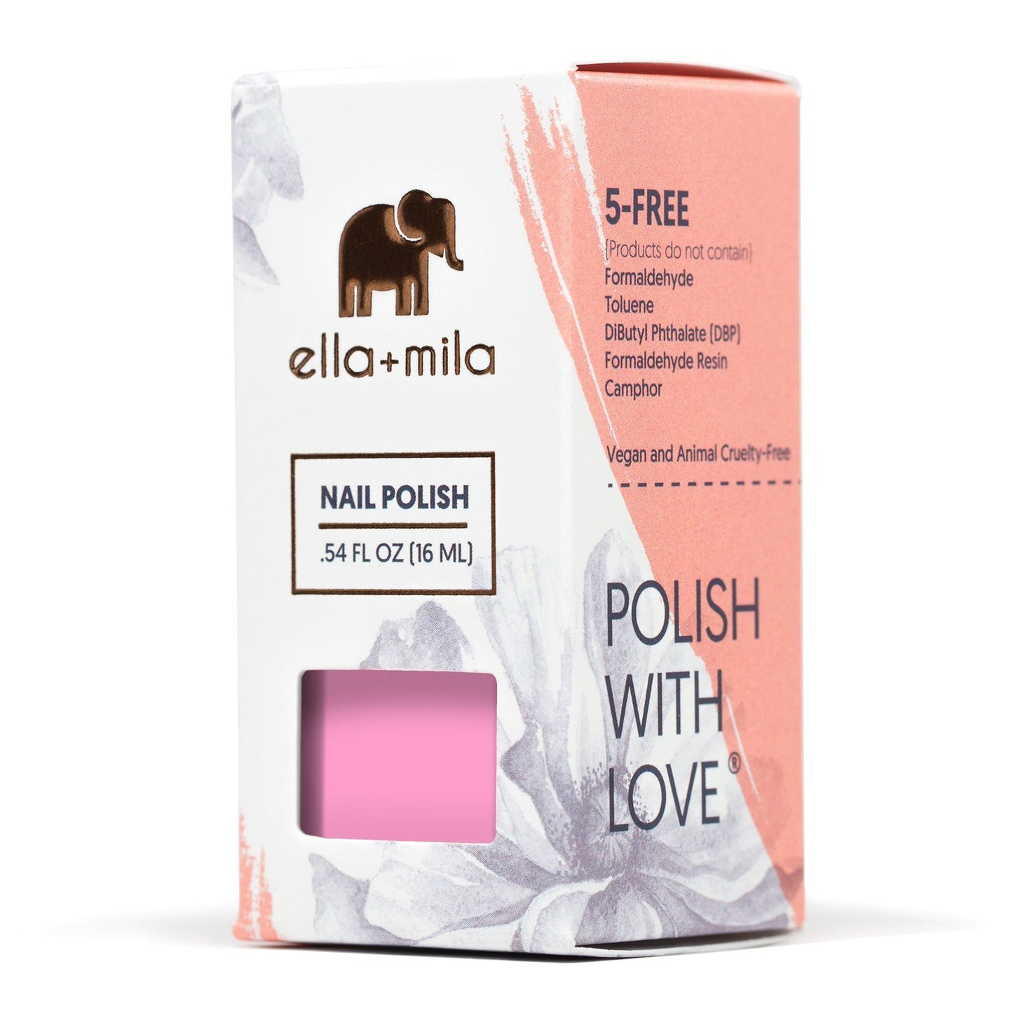 ella+mila Professional, Quick Dry, Long-Lasting & Chip-Resistant Pink Nail Polishes (Pinkterest+ - 0.45 fl oz)