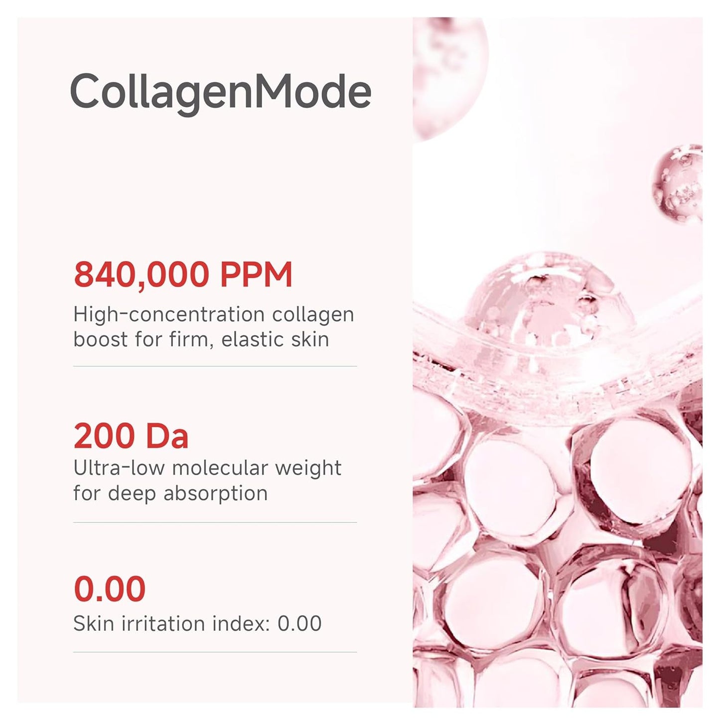 Overnight Collagen Lifting Gel Mask 5 pcs, Korean Face Lifting Deep Hydrogel Mask for Glass Skin, Anti-Aging with PDRN, Hyaluronic Acid for Elasticity, Firmness