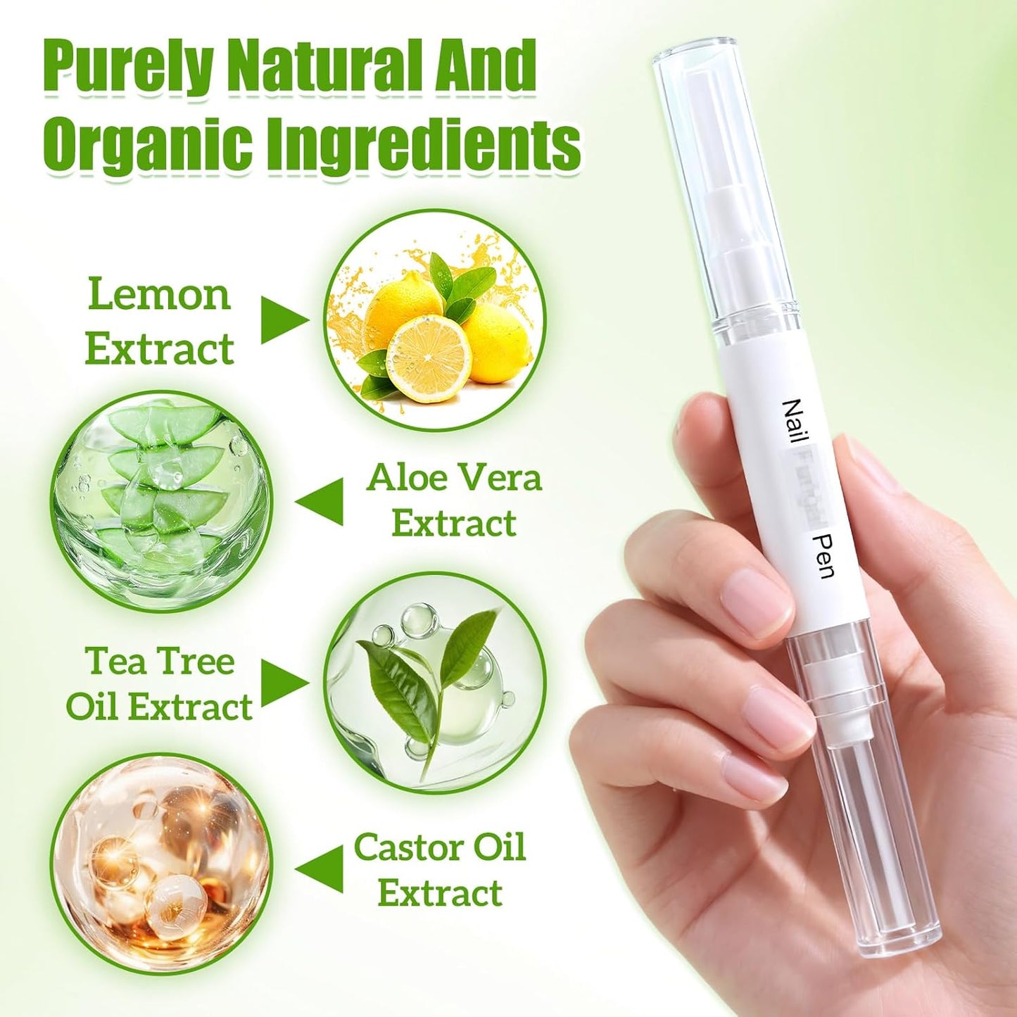 3Pcs Orvalle Nail Fungus Pen,Nail Growth Treatment Repair Serum Twist Pen Activator,Toenail Fungus Pen Treatment,Fungal Nail Repair Pen For Nail Damage for Damaged Nails Repair & Strengthener