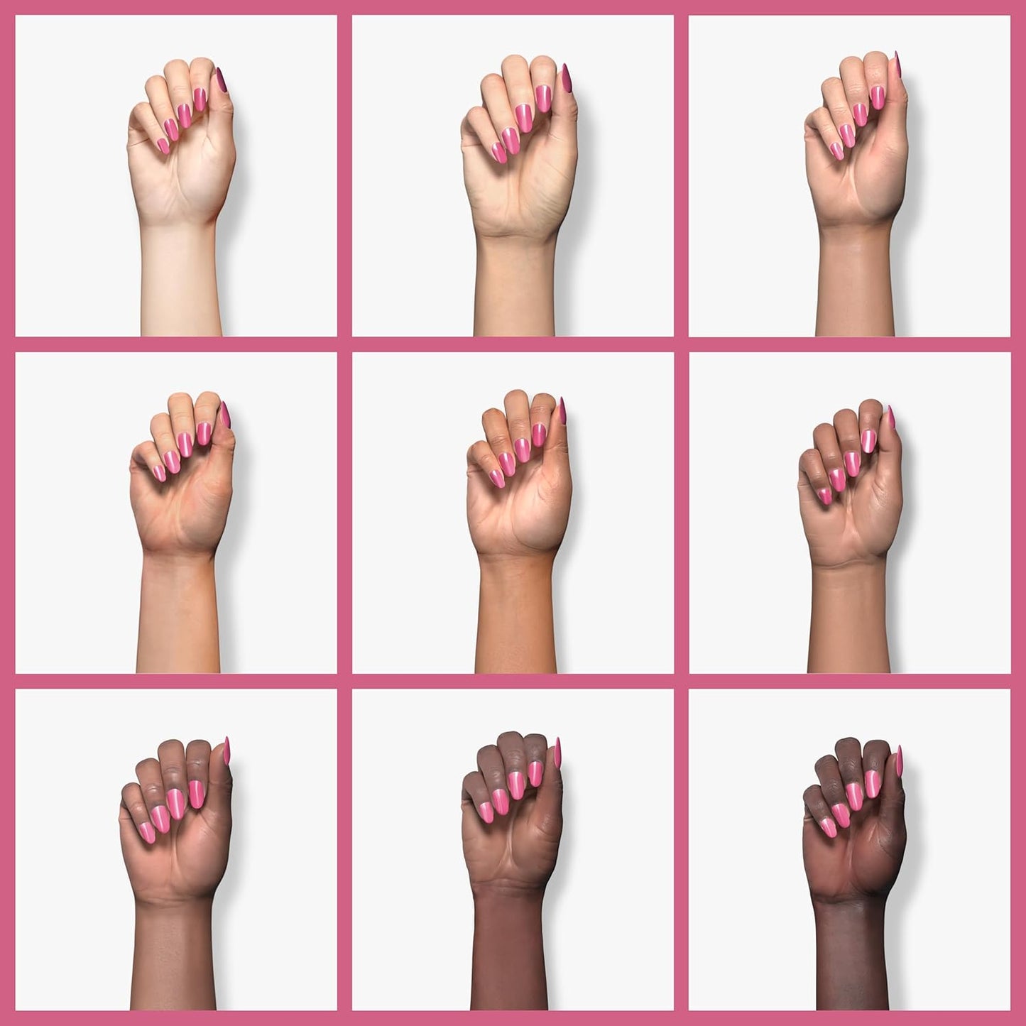 ella+mila Professional, Quick Dry, Long-Lasting & Chip-Resistant Pink Nail Polishes (Rosy Cheeks - 0.45 fl oz)