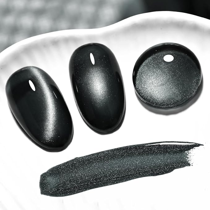 JODSONE Cat Eye Gel Nail Polish 16.5ml Single Colors for Holographic Glitter Cat Eye Reflective Translucent Need U V Curing Gel with Magnet Gift