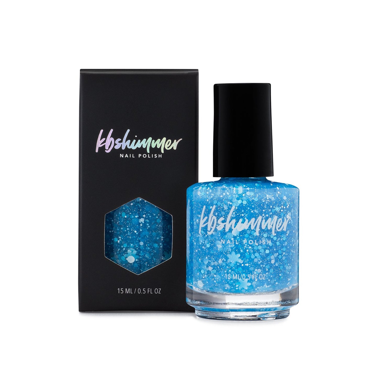 KBShimmer Snow Much Fun Nail Polish- 0.5 oz Full Sized Bottle