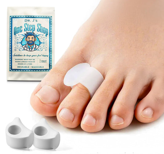 Silicone Toe Spacers for Bunion - Medical-Grade, Breathable, Soft Gel Foot Pads for Foot Pain Relief, Alignment, Moisturizing, and Reusable - 4 Pack (Medium)
