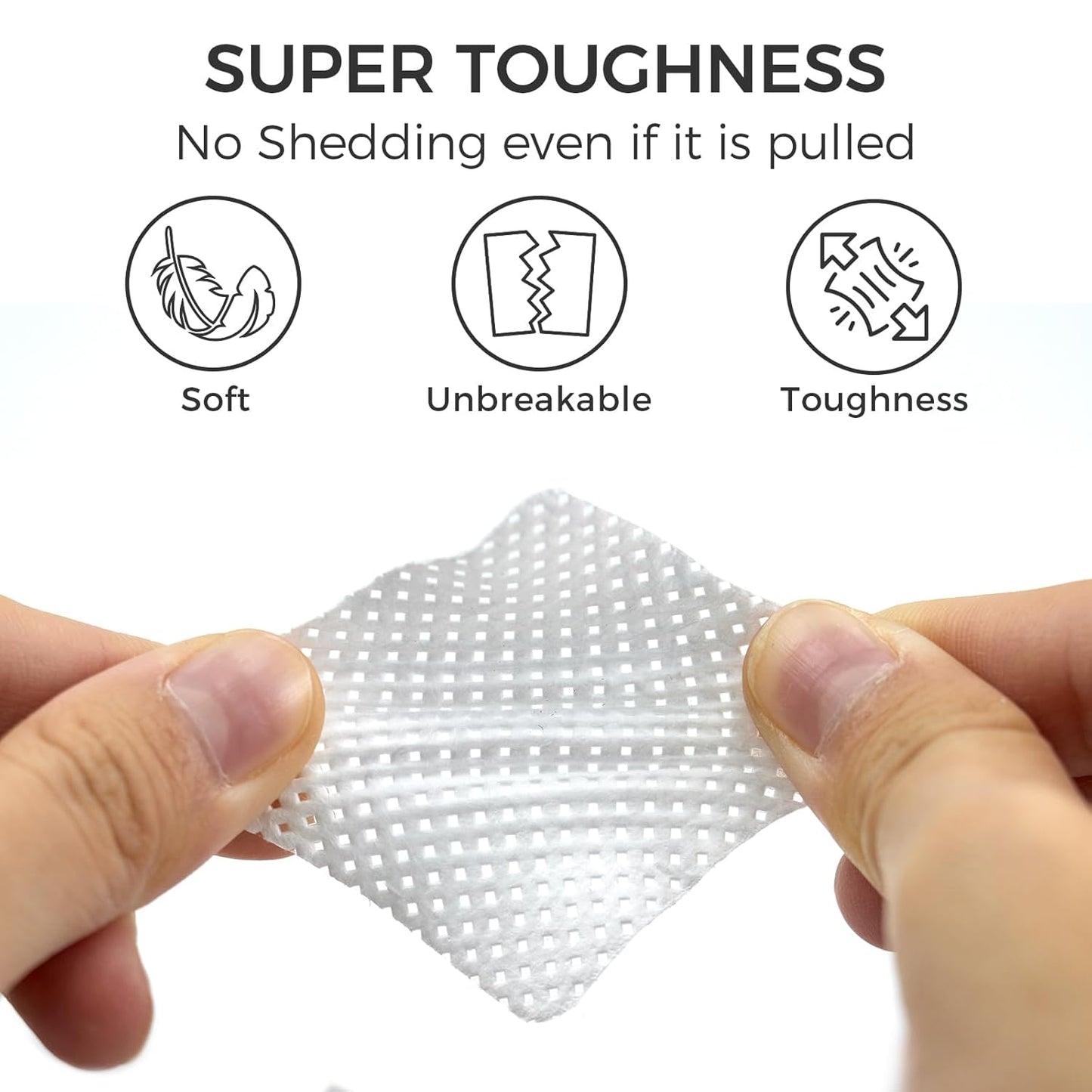 1100PCS Lint Free Nail Wipes with Case Package - Non-Woven Soft Nail Polish Remover Pads - Lint Free Wipes for Gel Nails - DIY Nail Art Supplies