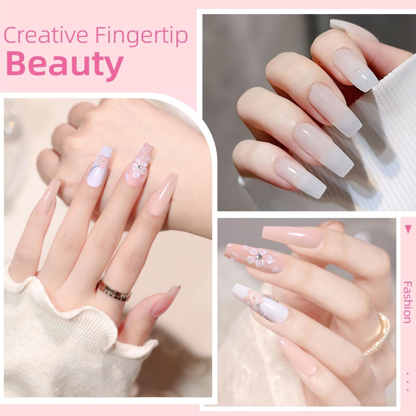 Acrylic Nail Kit with Drill Set for Beginners with Everything 12 Color Acrylic Powder Nail Decoration Tools Home Salon