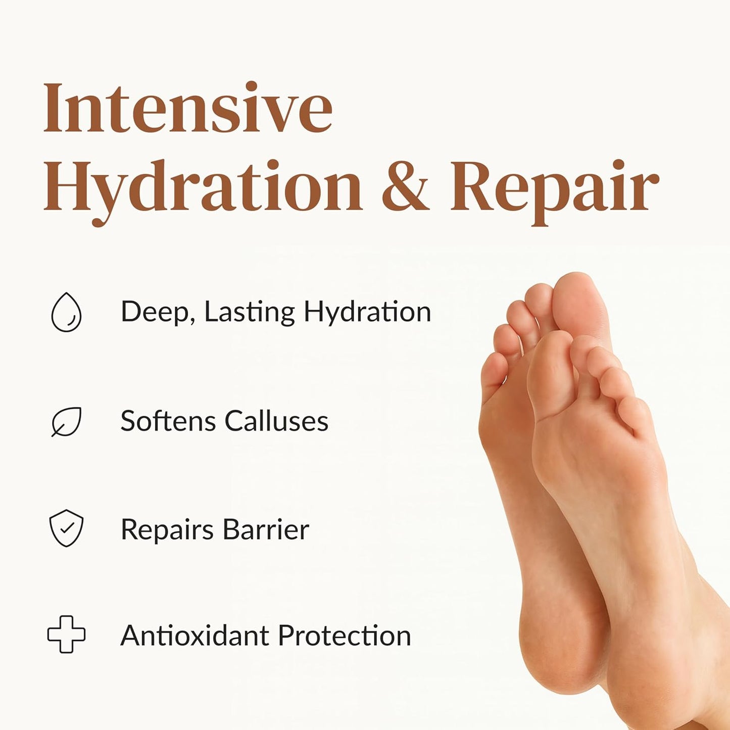 Epielle Hydrating Hand & Foot Masks for Dry, Overworked Skin, Self Care Gifts for Women, Spa Kit, Stocking Stuffers, Thanksgiving Essentials, 6 Moisturizing Gloves & 6 Moisturizing Socks