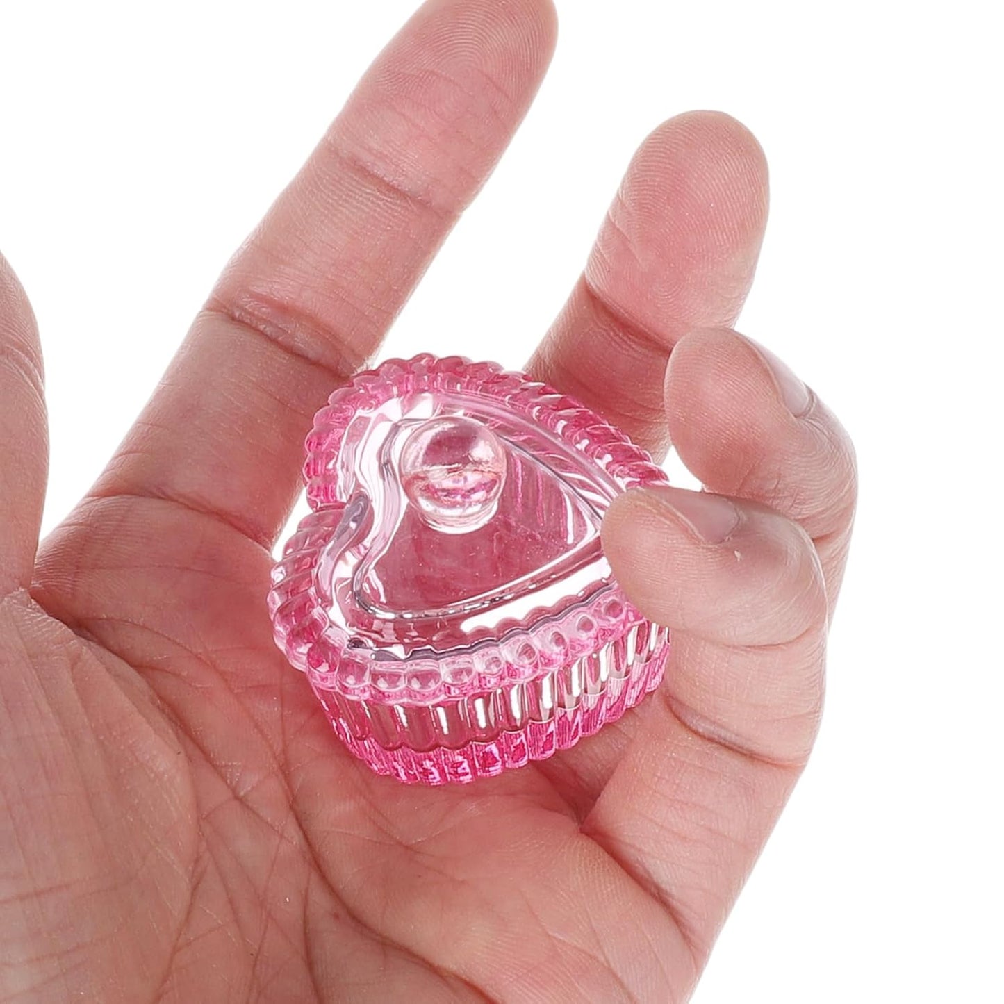 Japanese Aesthetic Crystal Cup Nail Soaking Bowl with Lid Dappen Dish Nail Polish Remover Jar Holder