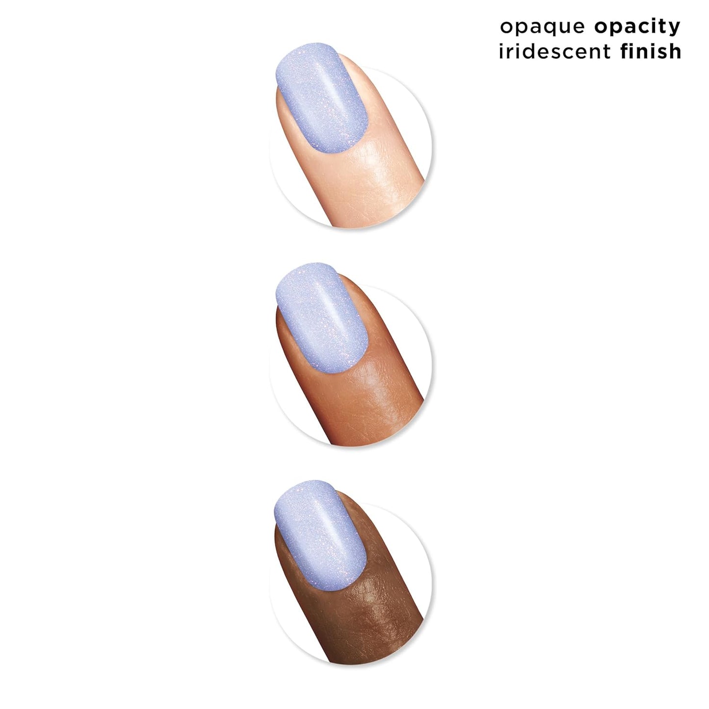Sally Hansen Insta-Dri Nail Polish | Quick Dry, Long Lasting, Streak-Free Shine | Opaque, Shimmery | 65 Lavish Lilac | Iridescent Lavender Nail Color