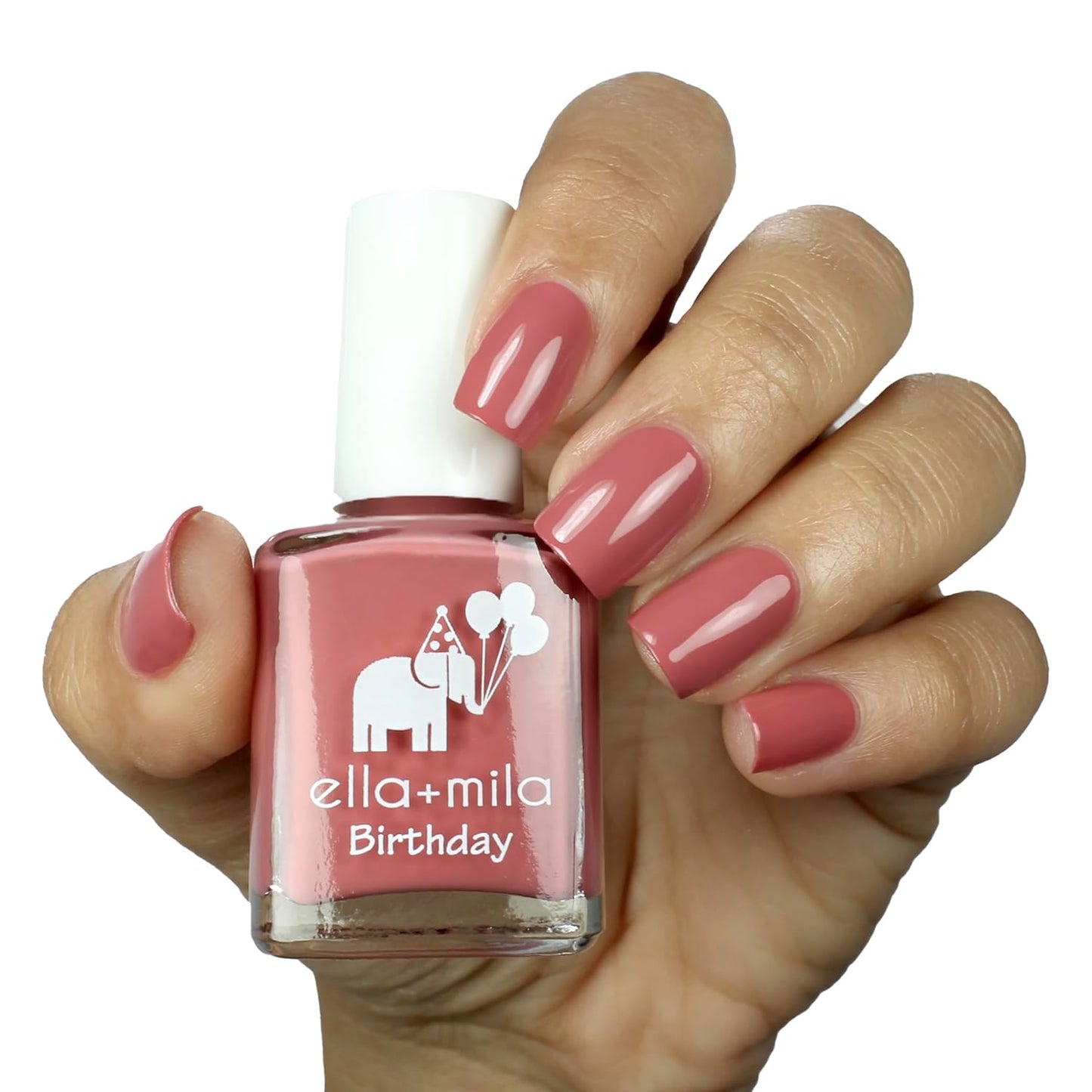 ella+mila Professional, Quick Dry, Long-Lasting & Chip-Resistant Pink Nail Polishes (Sixth Fix - 0.45 fl oz)