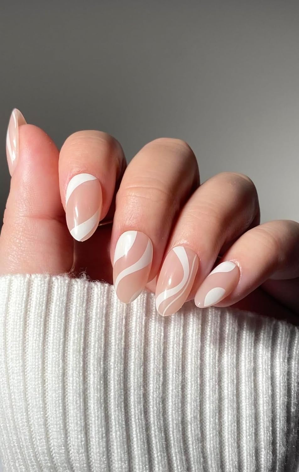 NOVA, Semi Cured Gel Nail Strips (Between The Lines) - The 10 Minute Manicure. Salon-Quality, Female Founded, Easy to Apply & Remove - Incl. Nail File & Wooden Stick (Between-The-Lines)