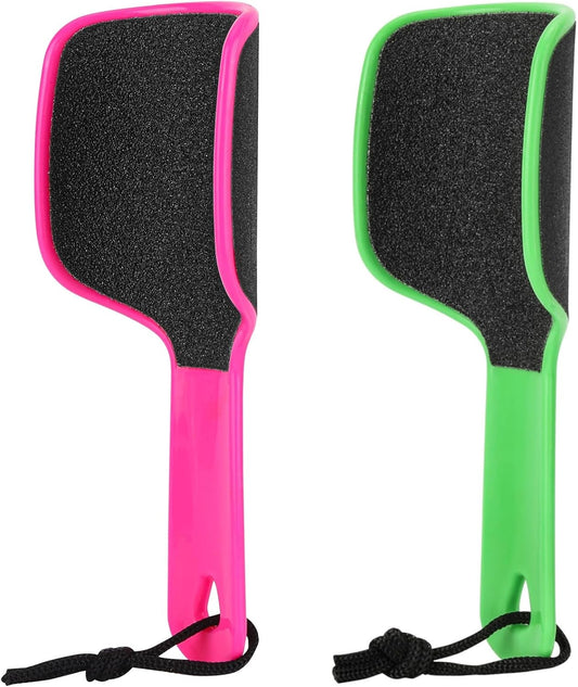 2 Pcs U Shaped Foot Scrubber Curved Foot File Callus Remover for Feet Dual Sided Heel File Scraper Dead Skin Remover