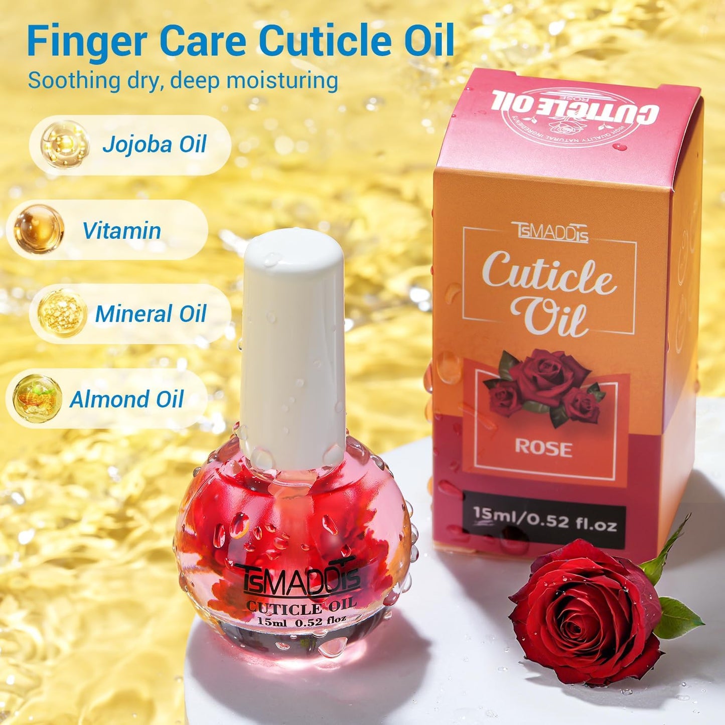 TsMADDTs Nail Polish Remover Kit with 2PCS Nail Soaking Bowls Manicure Bowls for Hands, Cuticle Remover Tools, Cuticle Oil, Files, Buffers, Brush, Dip Removal Kit