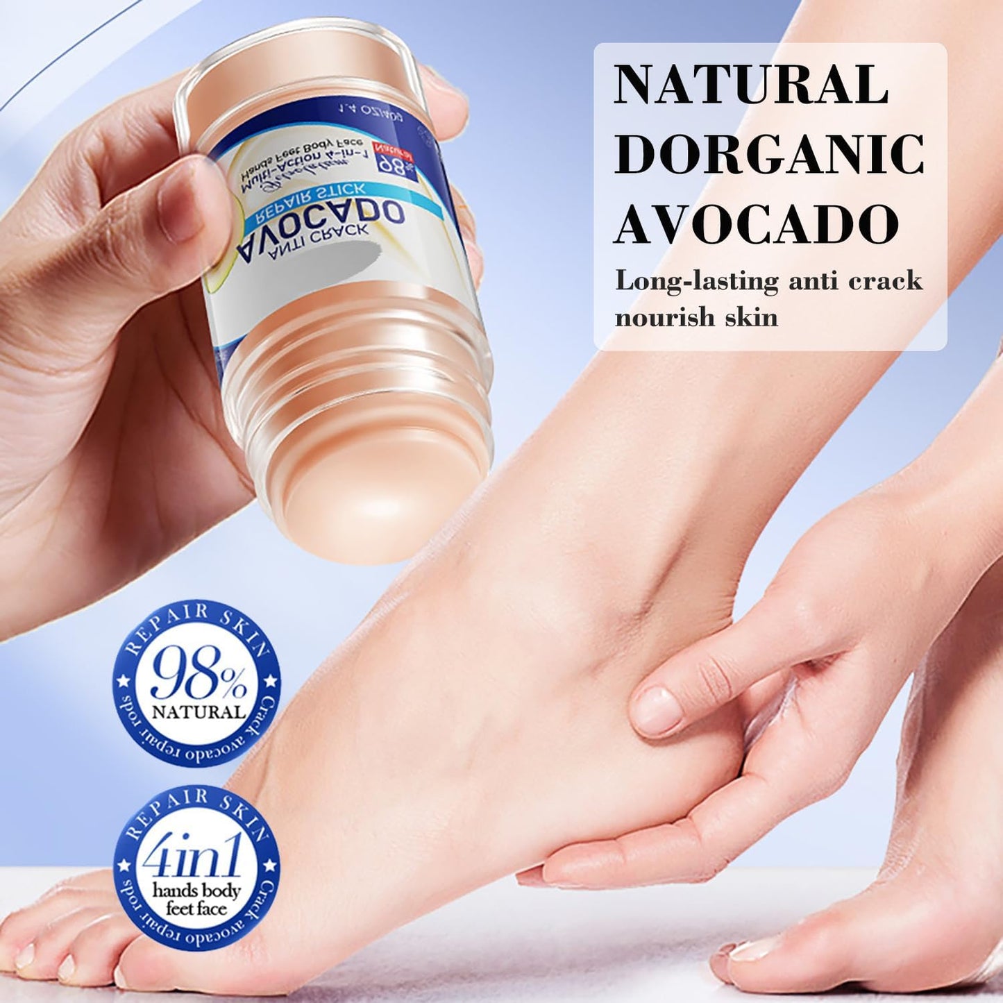 Nano Glass Foot File, Hard Skin Callus Remover with 1PCS Feet Cream, 2Pairs Moisturizing Heel Socks, Professional Foot Care Kit Keep Your Feet Smooth, Pink