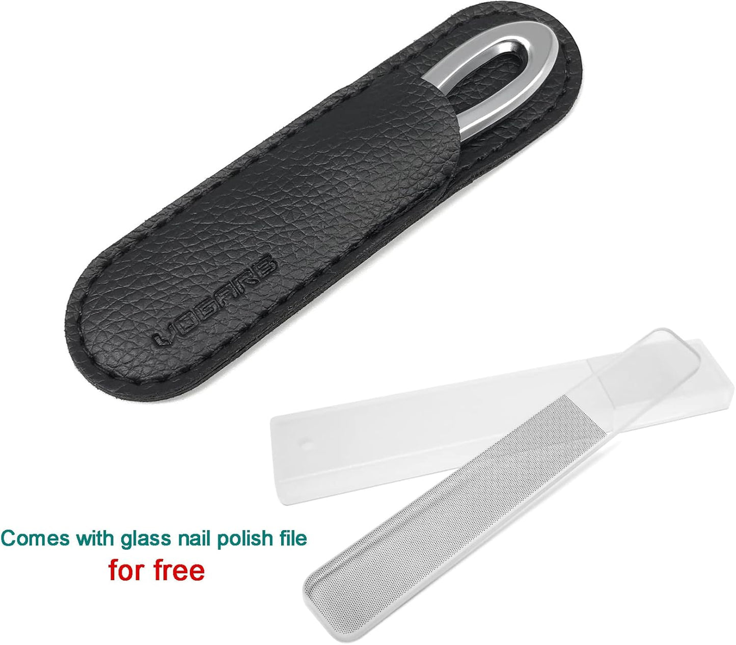 Travel Nail Files for for Thick Toenails, 3.6 Inch Diamond Nail File for Natural Nails, Double Sided 180 Diamond Grits Emery Boards for Men Woman Salon Home Travel (1 PACK-BF01)