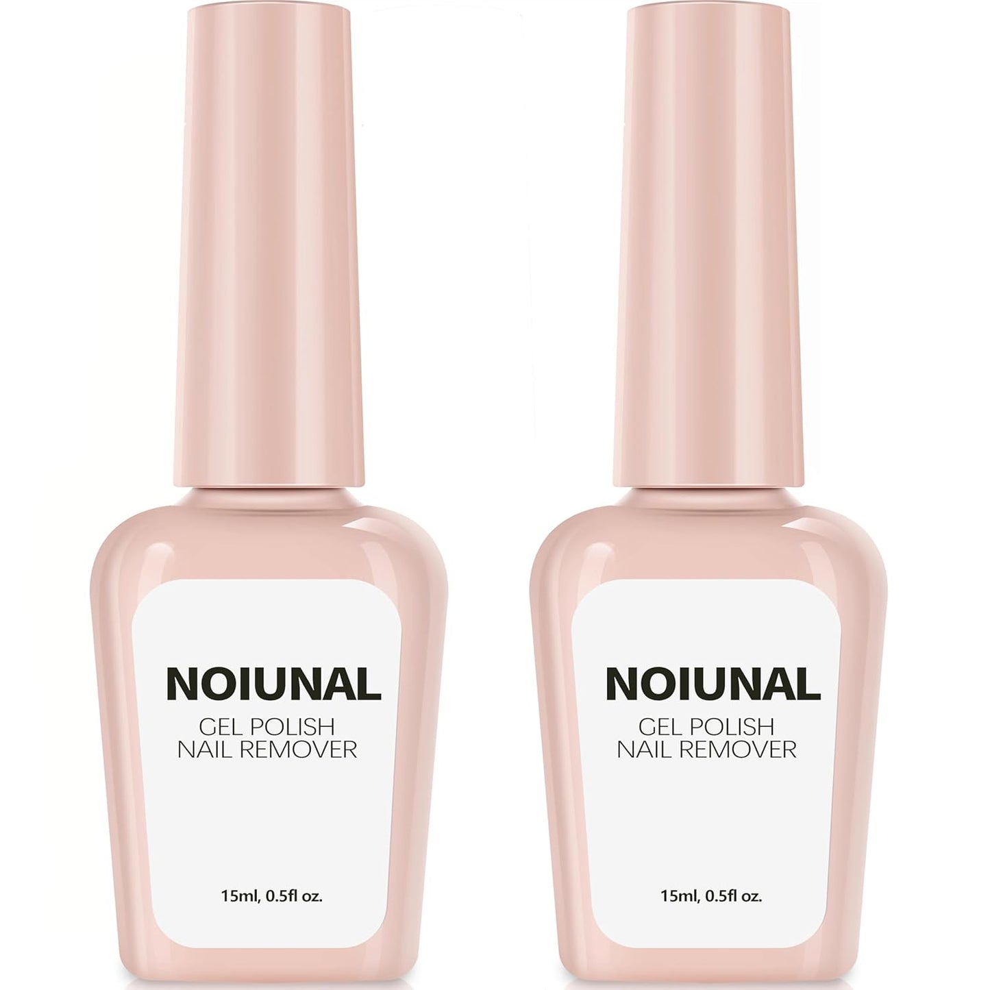 Acetone-Free Gel Nail Polish Remover 2 Pack 15ml – 3-5 Minute Soak Off for Gel Nails, No Soaking or Wrapping Needed, Home Use