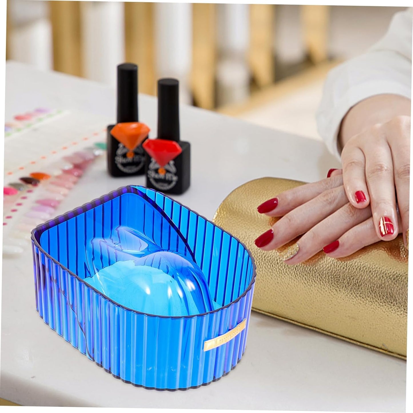 minkissy Manicure Soaking Bowl Nail Art Hand Soaking Bowl Salon Tools Easy to Clean