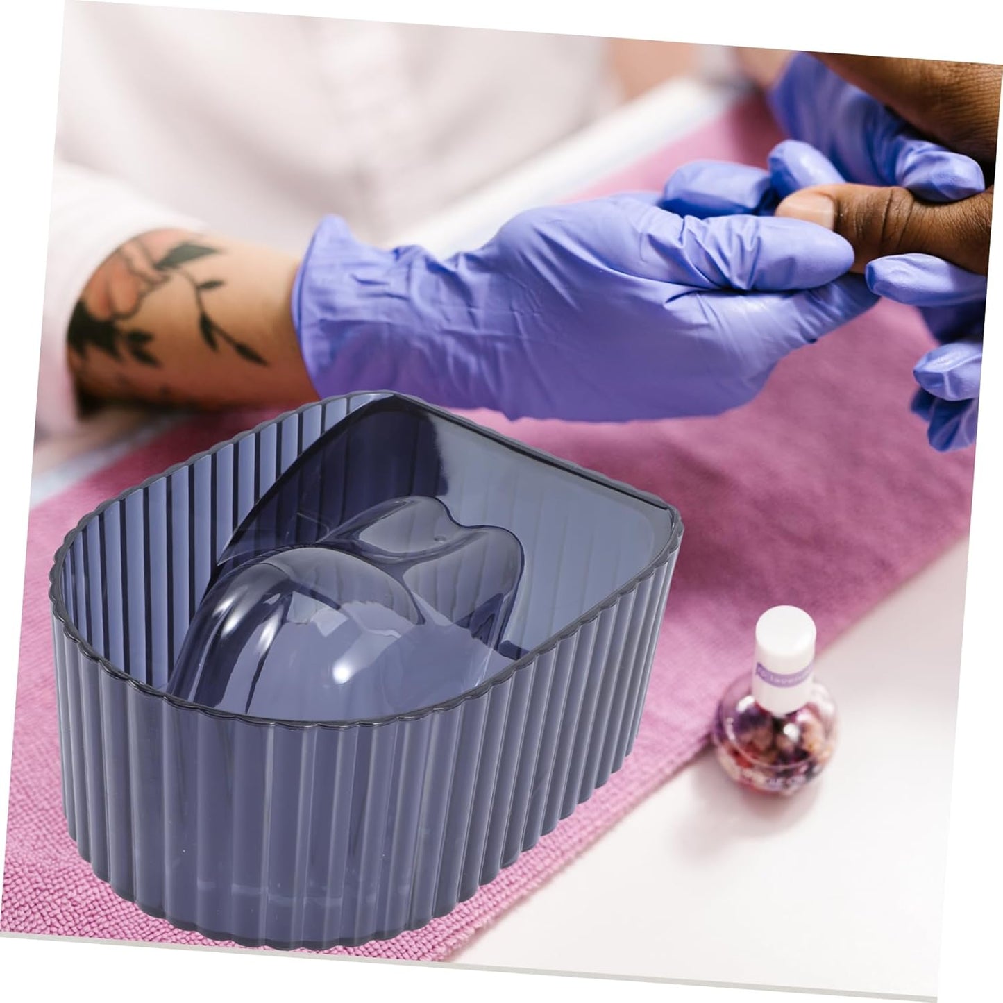Veemoon Nail Soaking Bowl for Gel Polish Removal Nail Tech Supplies Manicure Spa Tool