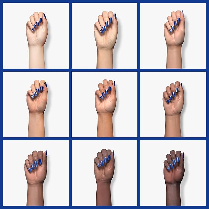 duri Nail Polish, 778 Tropical Rain, Luscious Blue, Full Coverage, Glossy Finish, 0.45 Fl Oz