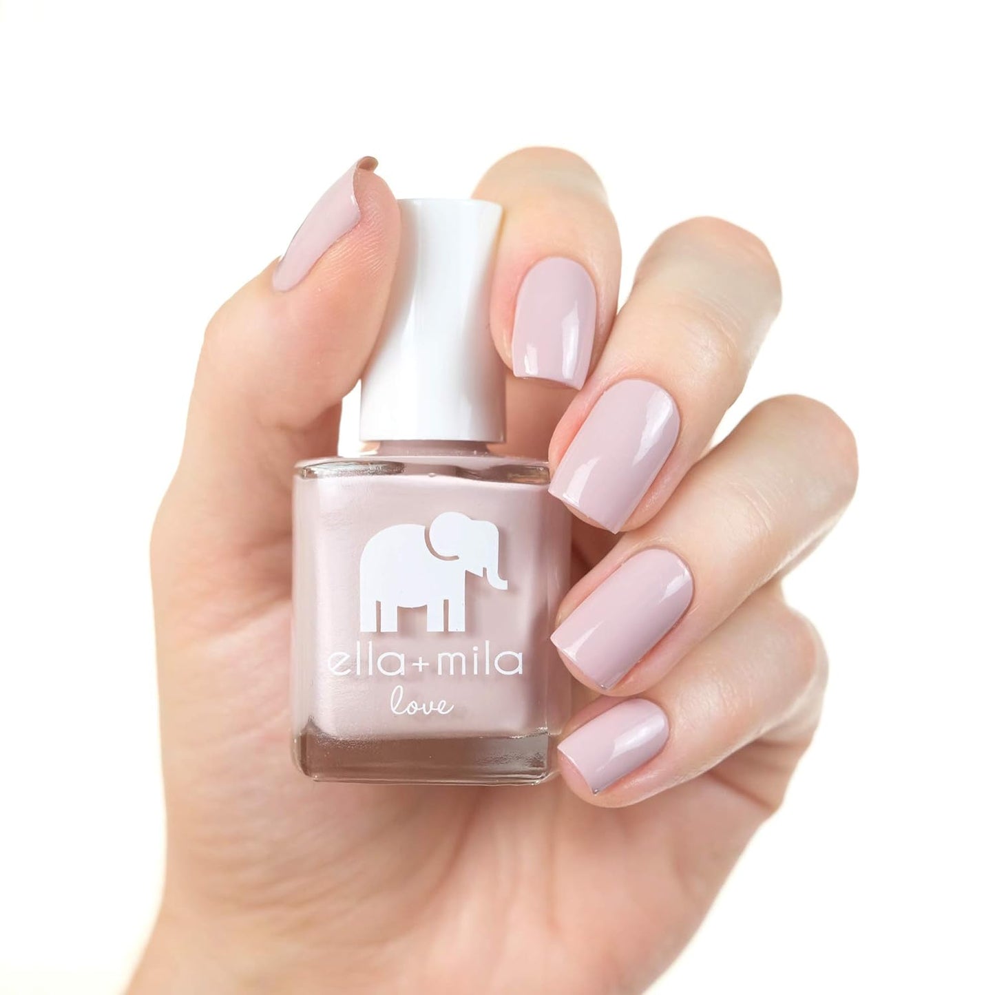 ella+mila Professional, Quick Dry, Long-Lasting & Chip-Resistant Pink Nail Polishes (Honeymoon Bliss - 0.45 fl oz)