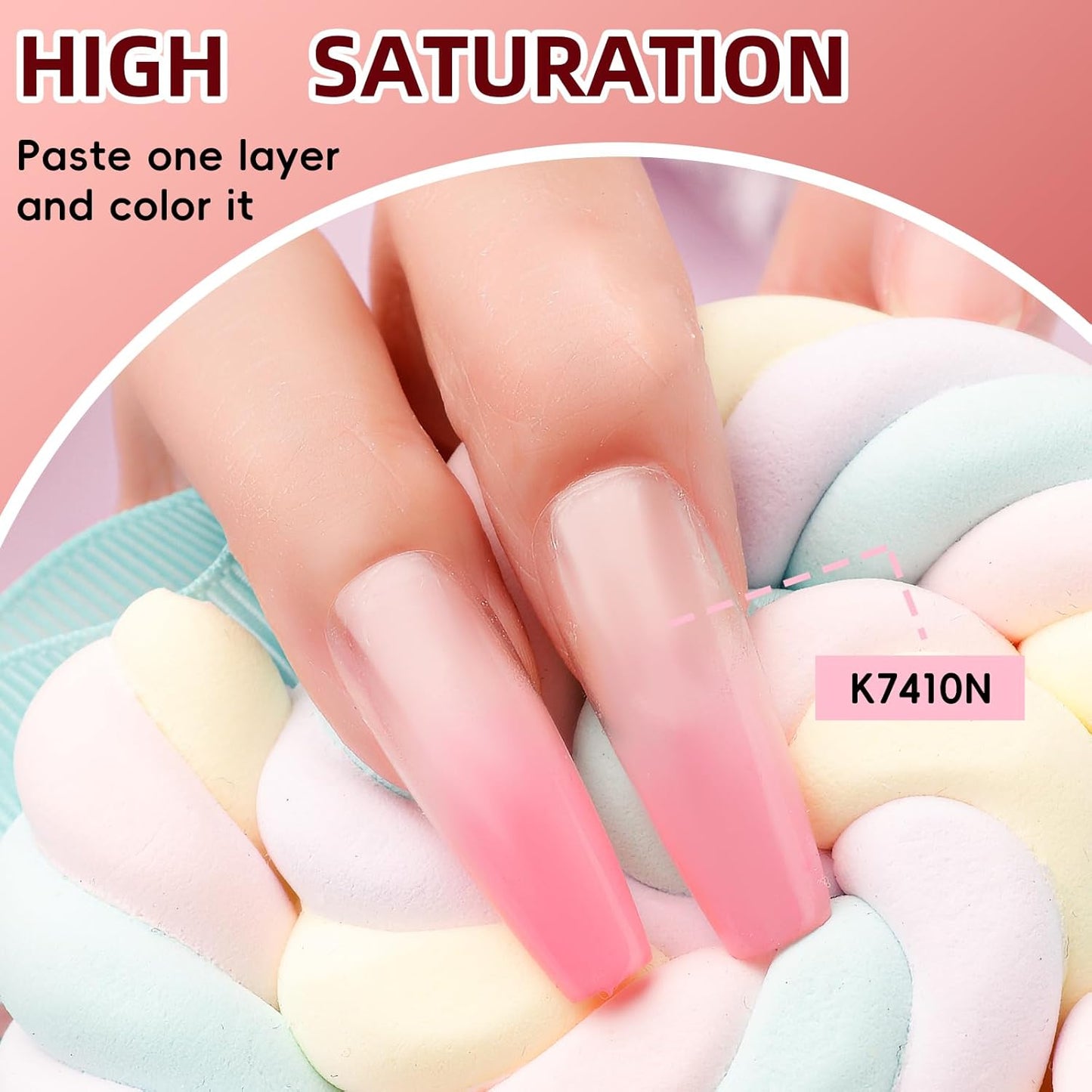 Sponge Pat Paint Nail Gel, 9 Colors Nude Pink White Red Brown Black Ombre Gel Nail Polish Set with 50pcs Nail Sponges 4 Claws Metal Grabber and Brush Painting Nail Art Nutural Extra