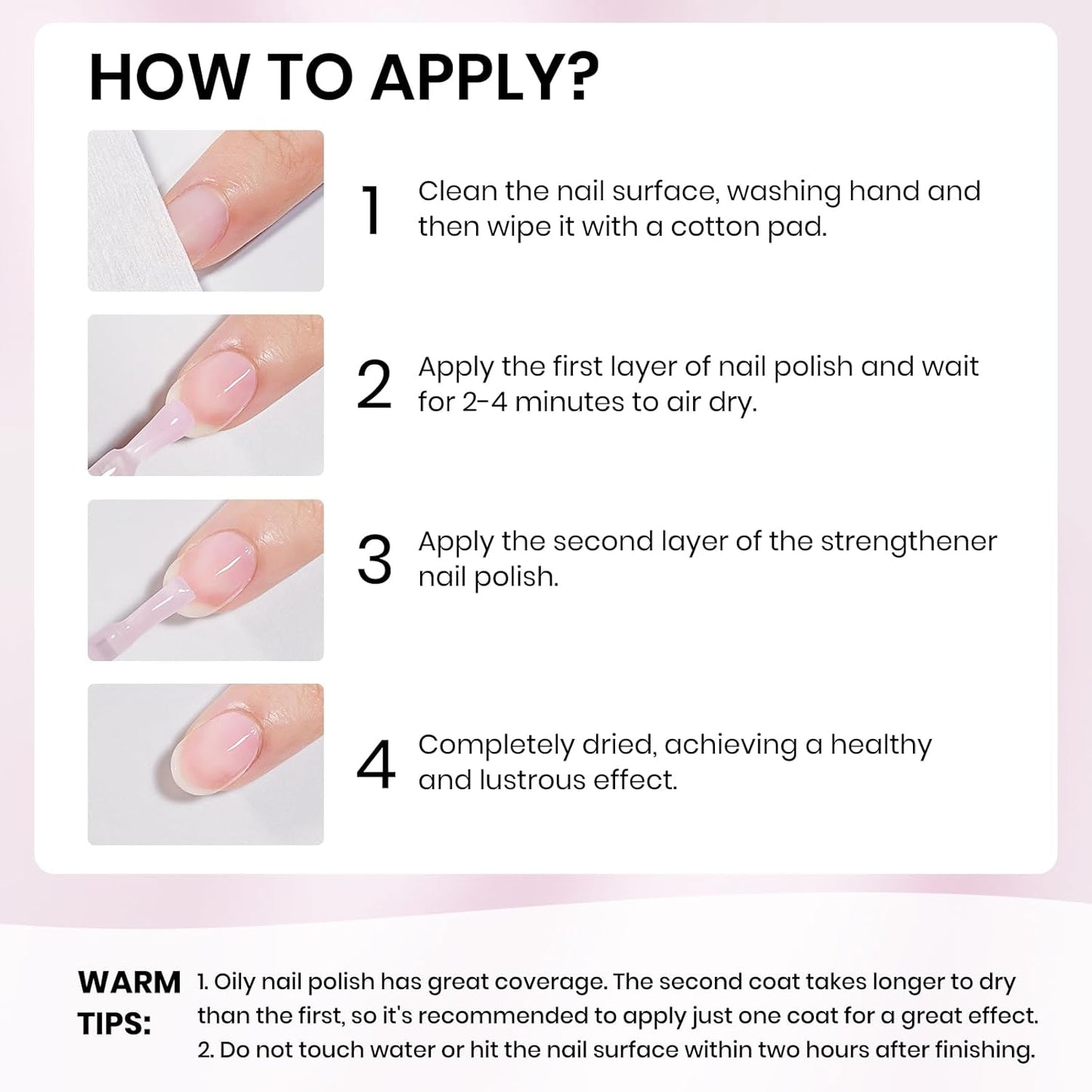 Nail Strengthener, Nail Hardener Extra Strong and Growth, Repair for Thin and Damaged Nails Ridge Filler Sheer Nails Polish 0.54 fl.oz