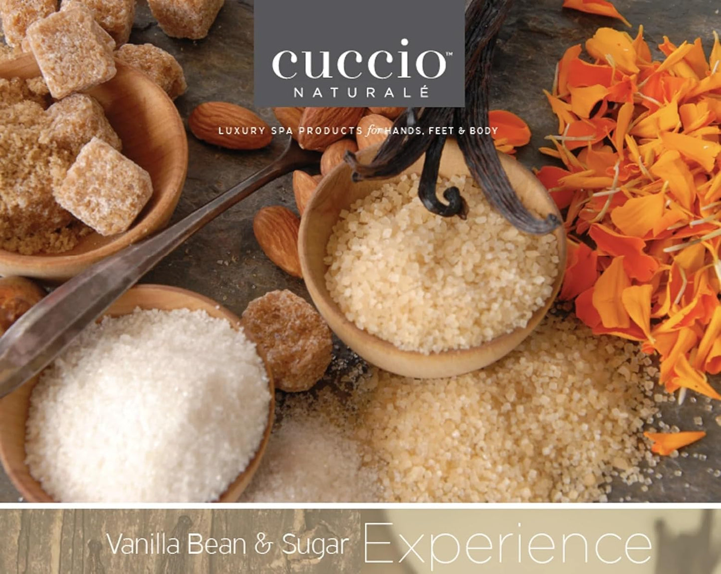 Cuccio Naturalé Butter Blend Vanilla Bean & Sugar - Non-Greasy Lotion for Hand, Body & Feet - Comforting/De-stressing - Paraben/Cruelty Free, Natural Ingredients & Plant Based Preservatives, White, 8 Fl Oz (Pack of 1)
