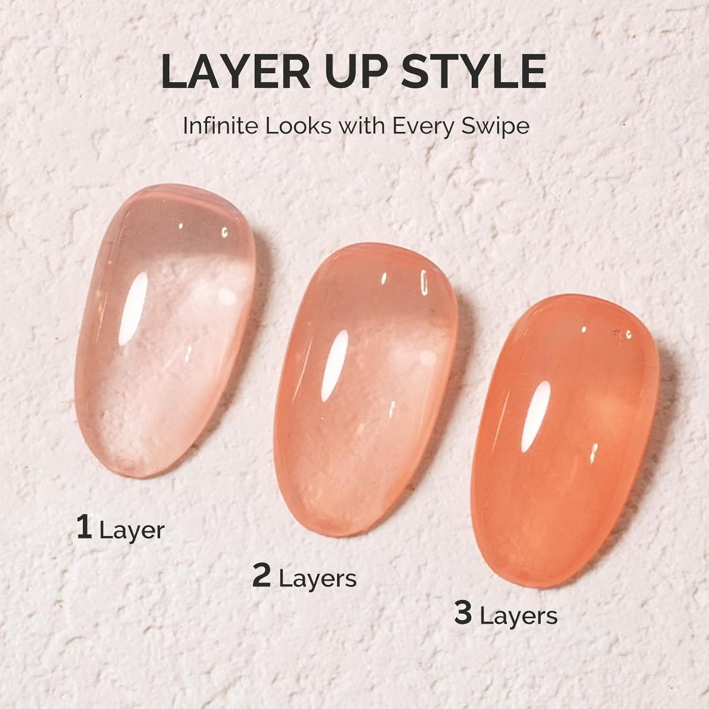 MelodySusie Jeweliver Nude Gel Nail Polish, 0.5Fl.oz Milky Nude Orange Gel Nail Polish Soak Off UV LED Light Cure Gift for Women Manicure Nail Art DIY at Home JM27