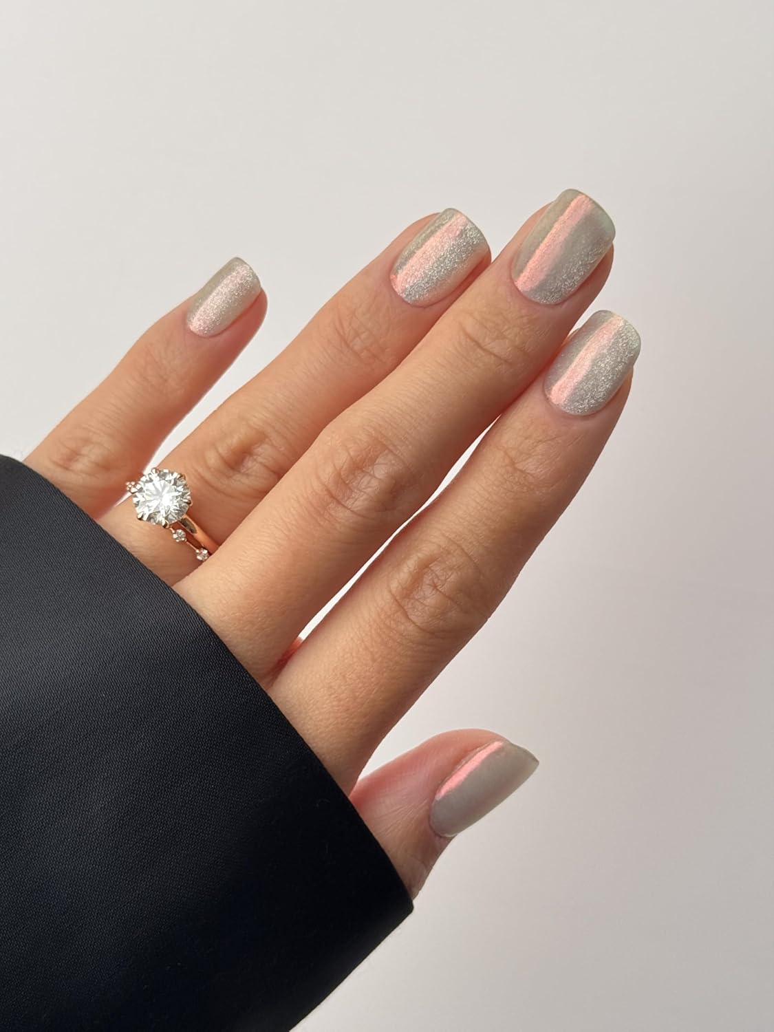 NOVA, Semi Cured Gel Nail Strips (Mirror Mirror) - The 10 Minute Manicure. Salon Quality, Female Founded, Easy to Apply & Remove, use with Any lamp - Incl. Nail File & Wooden Stick