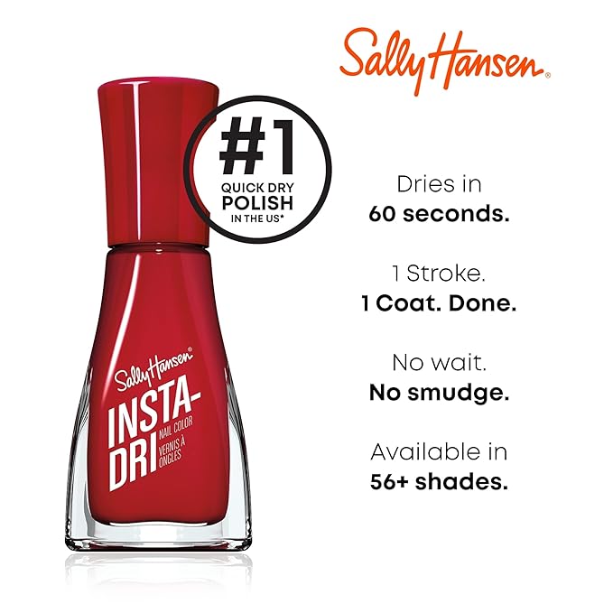 Sally Hansen Insta Dri 3.0, Clearly Quick, 0.31 Fl Oz (Pack of 2)