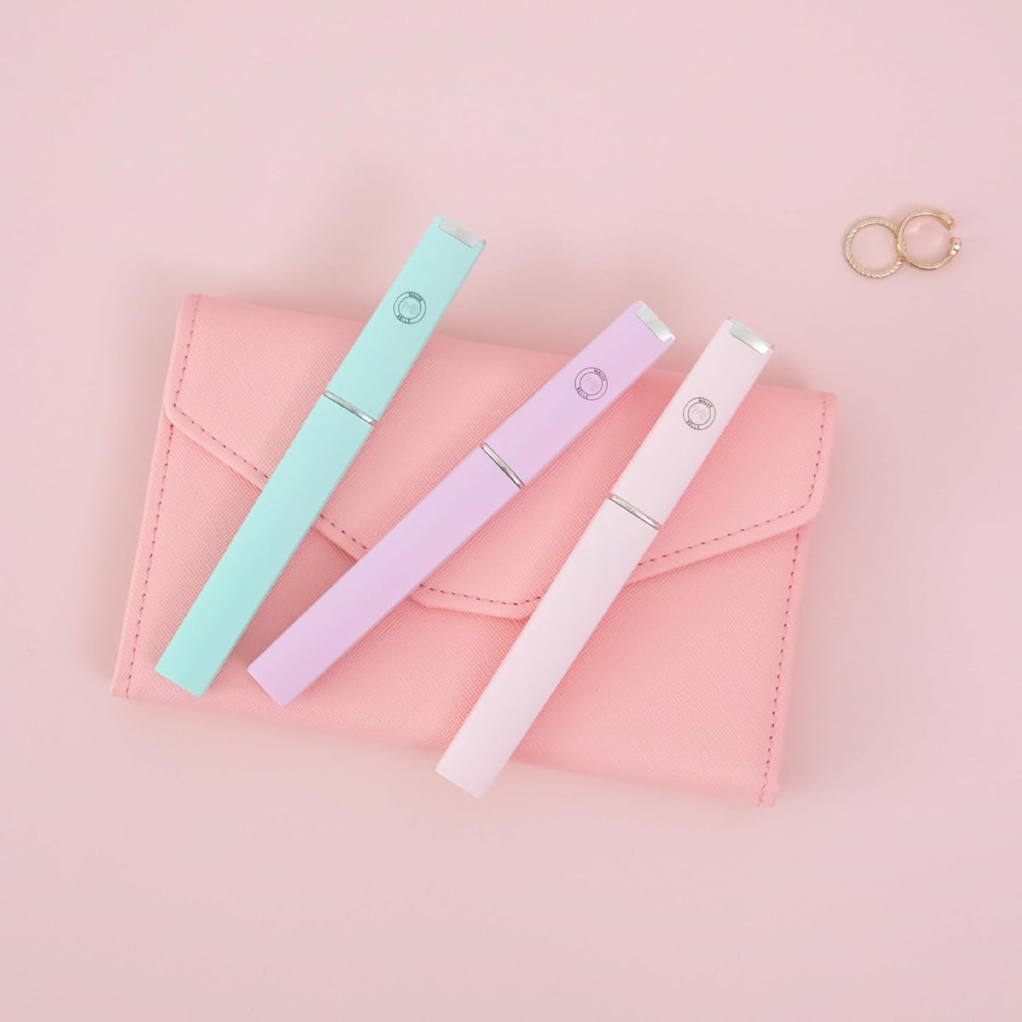 Best Crystal Glass Nail File & Travel Case - Heavy Duty Professional Nail Shaper - Pink 2mm