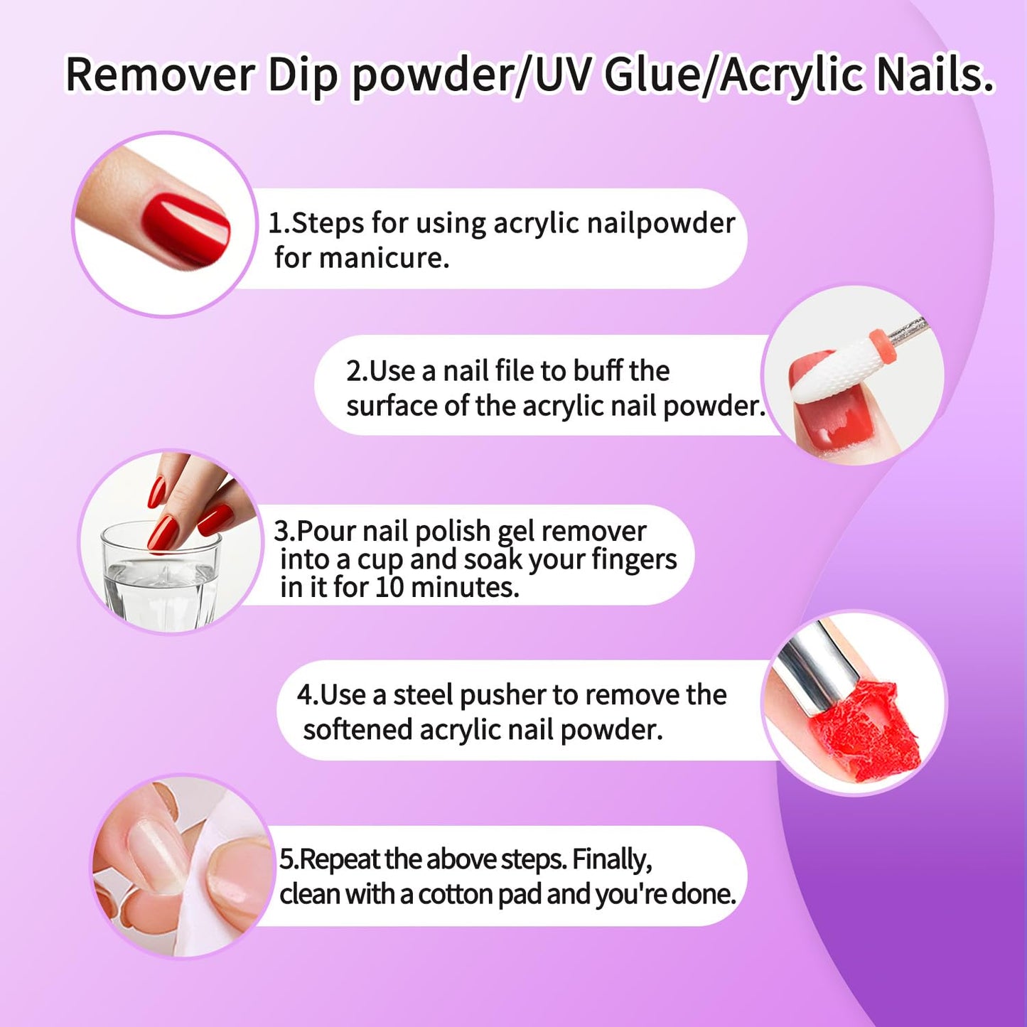 FINGER SECRET Nail Remover Polish 120ml,Gel Nail Remover Polish,Professional Gel Polish Remover for Nails Quickly & Easily & Effectively Remove Gel Polish