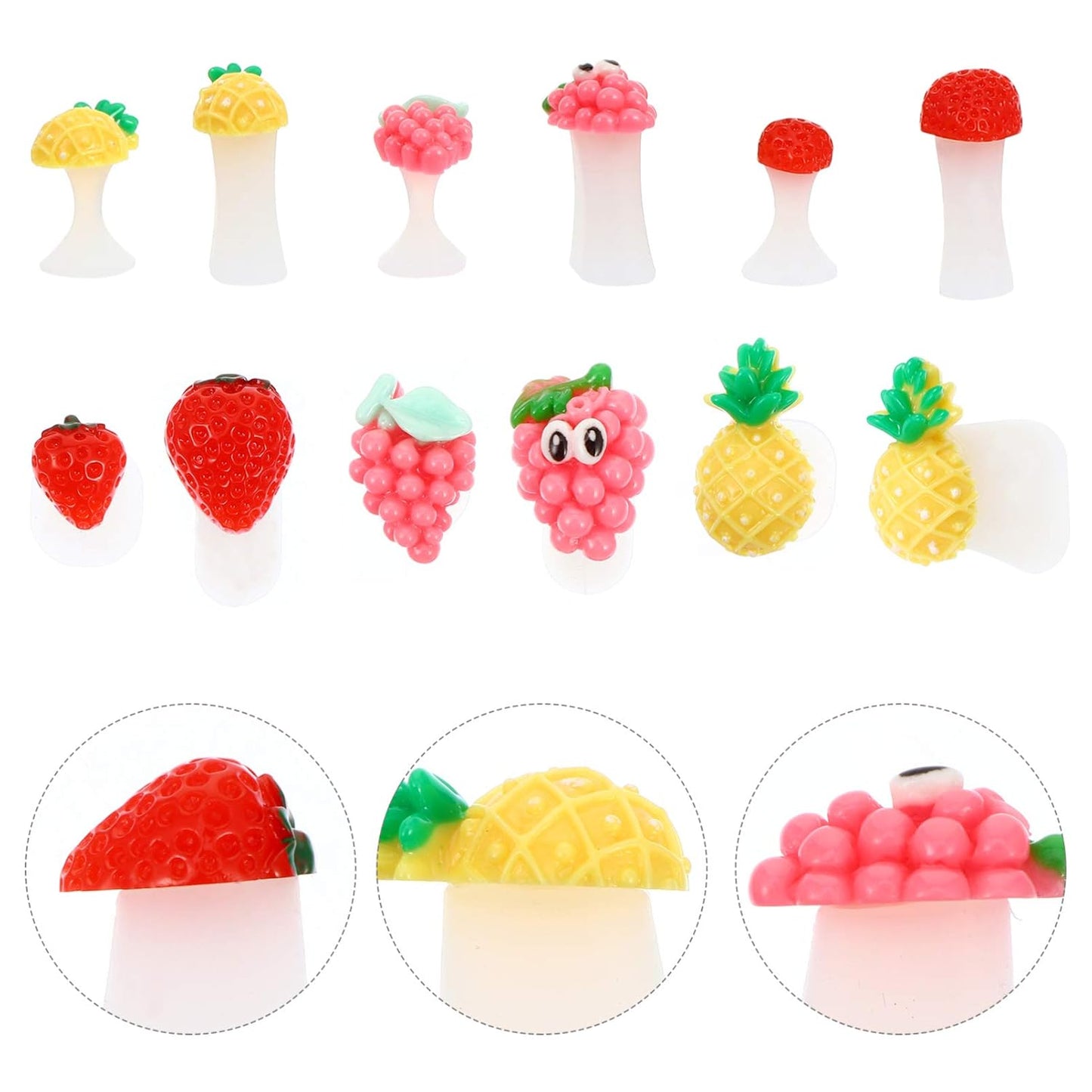 Veemoon Toe Separators for Women, 24pcs Silicone Toe Separator Nail Art Polish Guards Art Tools Spacers for Nail Salon Toes Dividers