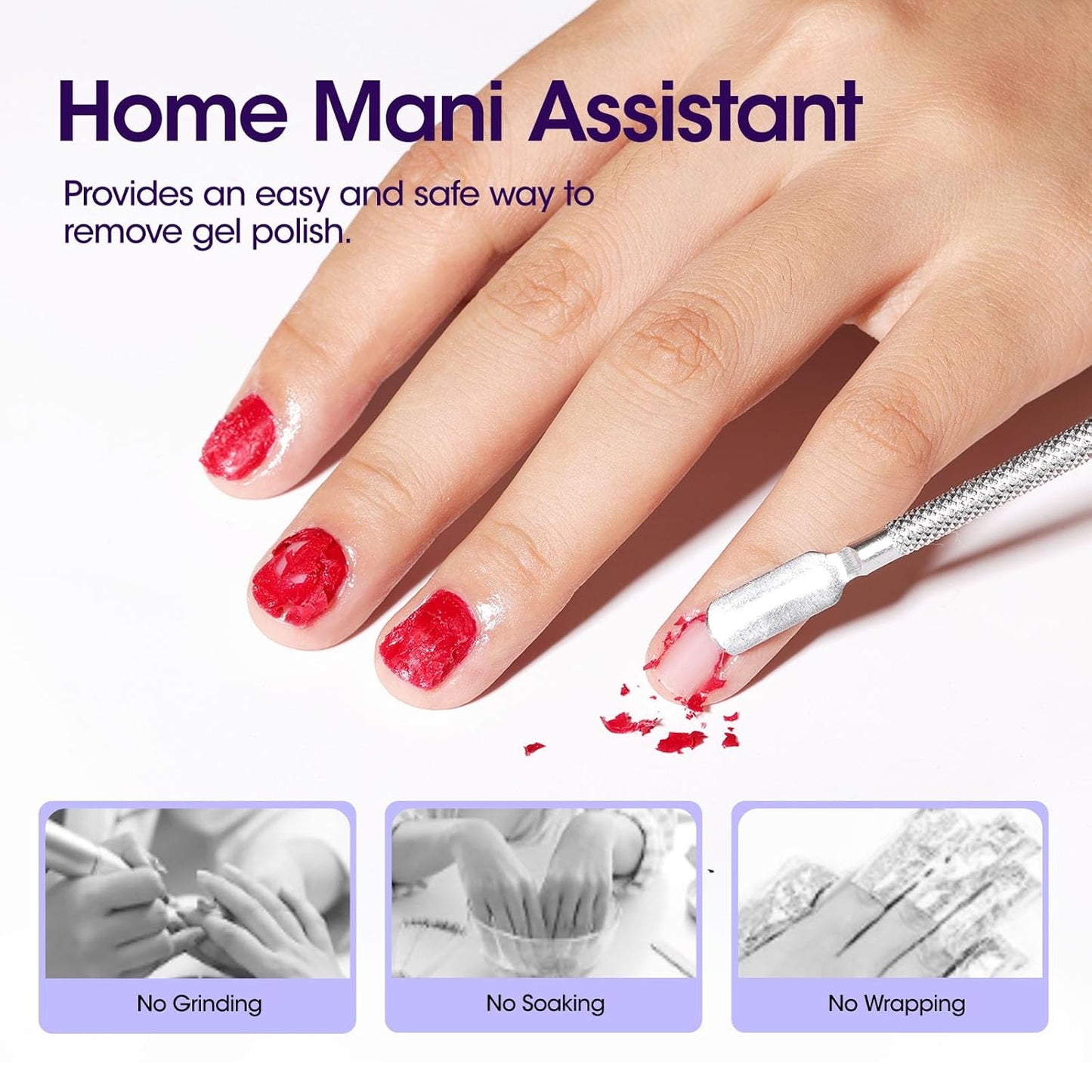Gellen Gel Nail Polish Remover Kit, Gel Polish Remover with Liquid Latex for Nails, Quick & Easy Remover for Nails in 3-5 mins, No Need Soaking Or Wrapping