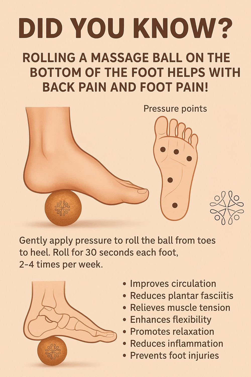 Toe separators kit with resistance band and massage ball - Includes latex free spacers, bunion corrector, cork massage ball, and cotton bag. Enhance toe alignment, ease plantar discomfort, and foot pain.