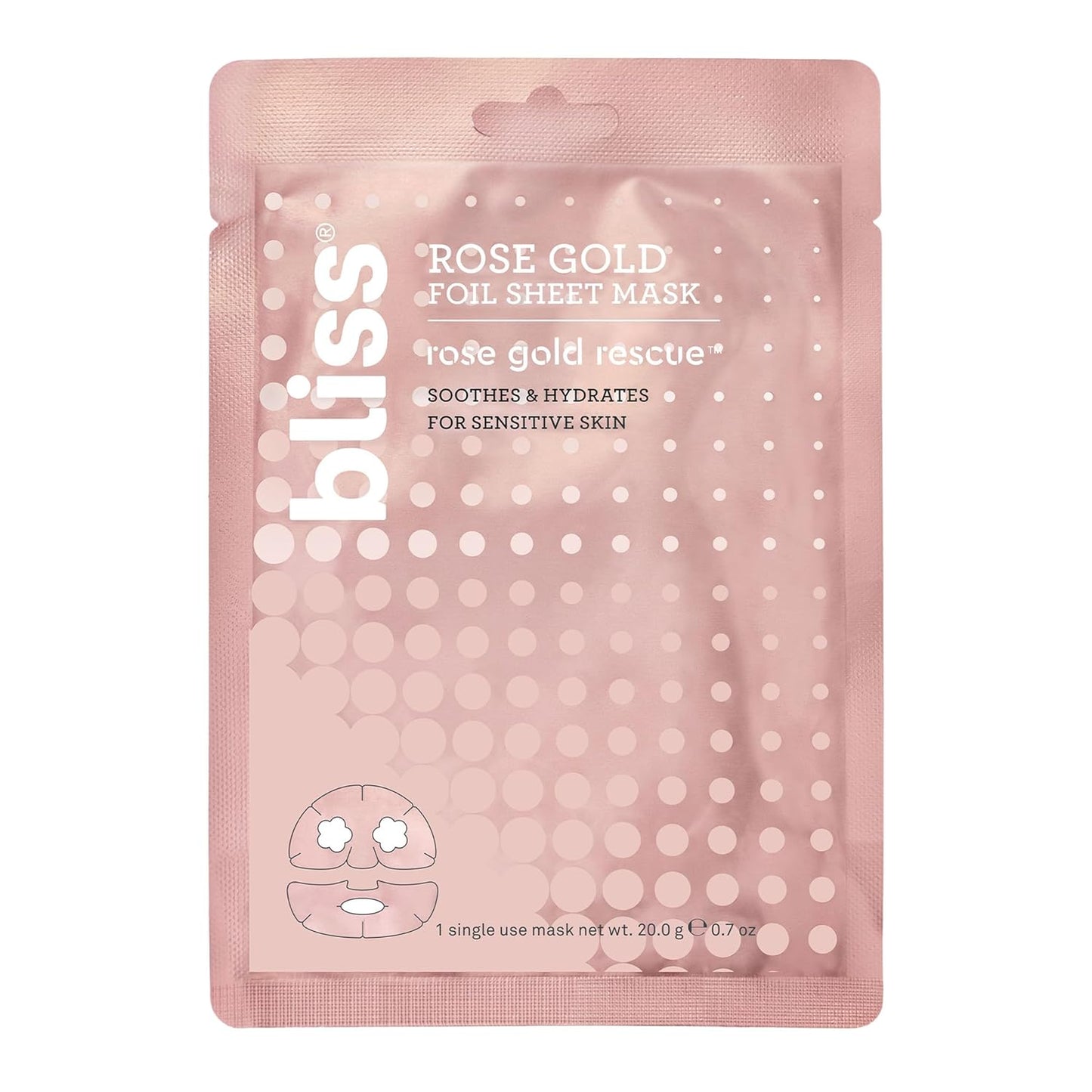 Bliss Skincare Sheet Masks - Sensitive Skin - Face Masks Pack - Biodegradable - 5pk