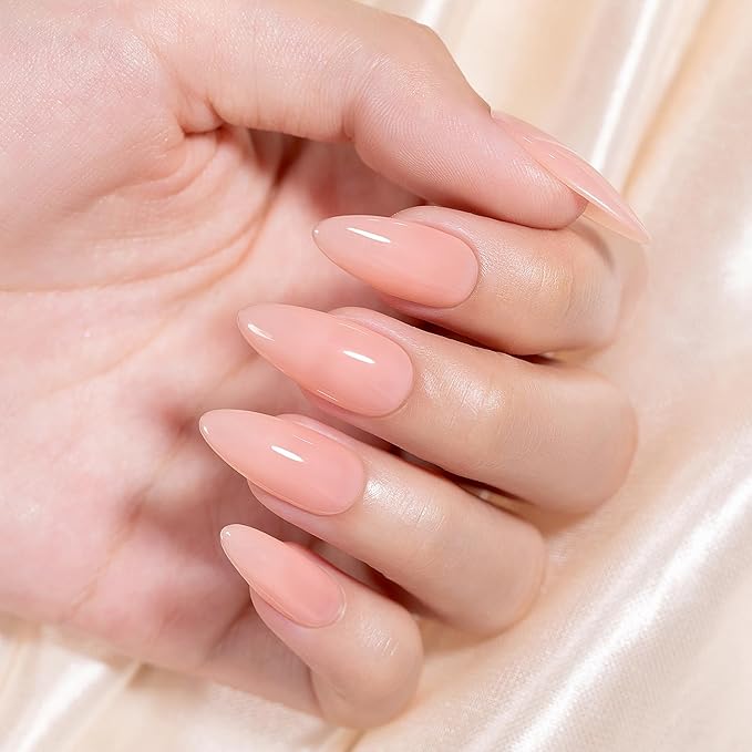 RARJSM Nude Gel Nail Polish Pale Red Neutral Skin Tone Color Sheer Jelly Gel Polish 1PC 15ml Single Bottle Cream Transparent Pink Nail GelPolish Soak off UV LED Cured for Home Salon DIY Manicure