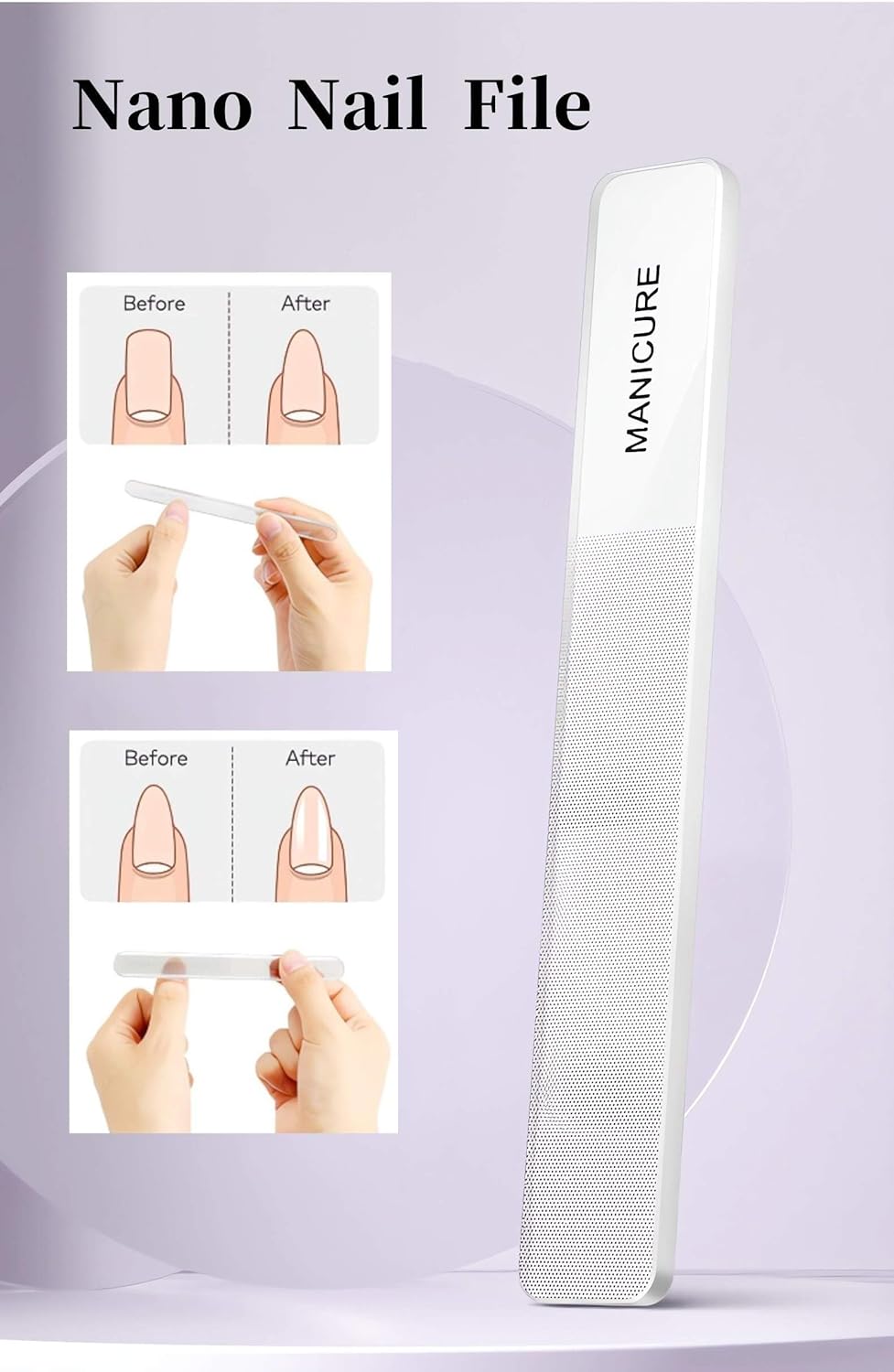 4 Pcs Manicure Set Stainless Steel Nail Clippers, Beauty Tool Portable Set Professional Grooming Kits, Travel Nail Kit for Men and Women (Gradient Pink)