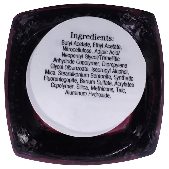IDUN Minerals Nail Polish - Infused With Vitamins And Sweet Almond Oil - Prevents Cracking And Protects Nails - Even Lacquered Result - Obsidian - 0.37 Oz, (I0108548)