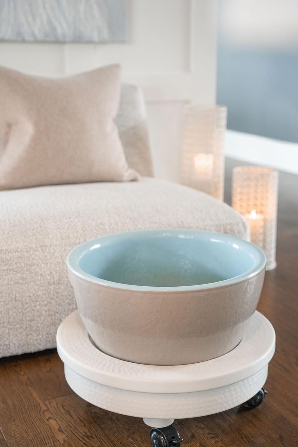 Noel Asmar Signature Pedicure Bowl - Eco friendly and Recyclable, Made from Resin - BPA and Toxin Free (Aquaterra)