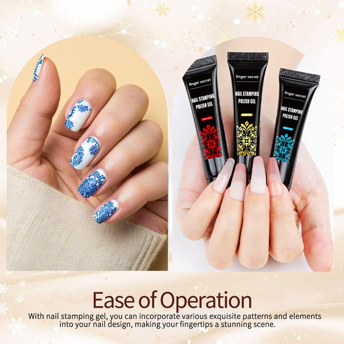 Nail Stamping Gel Polish Kit 8 Colors Nail Stamping Polish Gel Unleash Your Creativity with Nail Art Kit Ideal for Home User and Nail Salon SET2