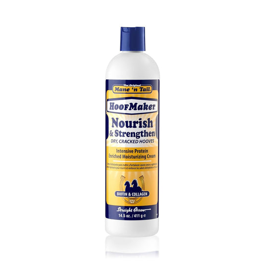 Mane 'n Tail Hoofmaker Hand & Nail Therapy (14.5 Oz) – Fragrance-Free, Biotin & Collagen-Enriched Moisturizing Cream for Strengthening Hooves & Promoting Healthy Growth