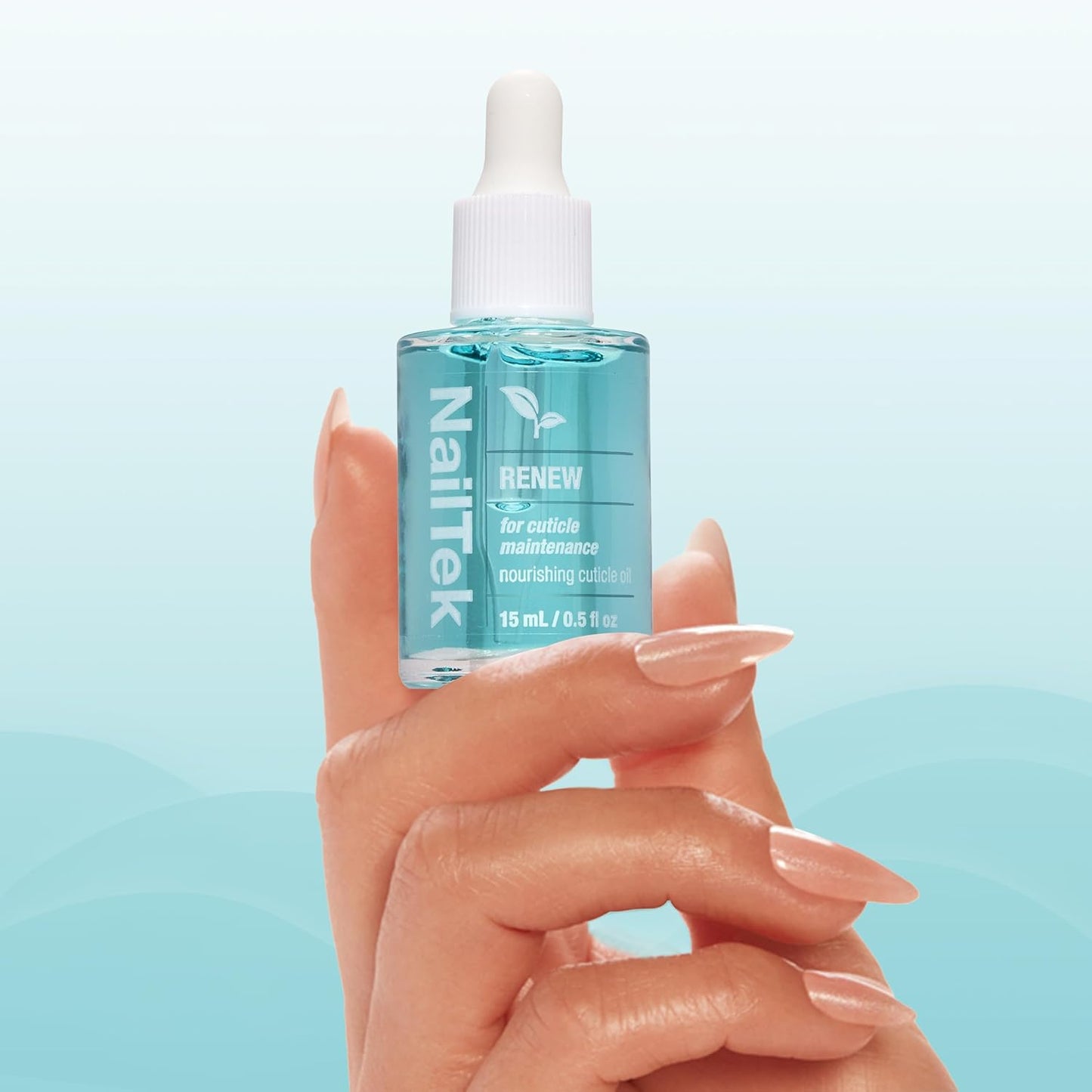 Nail Tek Renew Cuticle Oil – Nourishing & Hydrating Cuticle Treatment, Moisturizing Nail Care, Softens Dry Cracked Cuticles, Promotes Healthy Nails Growth, 0.5 fl oz