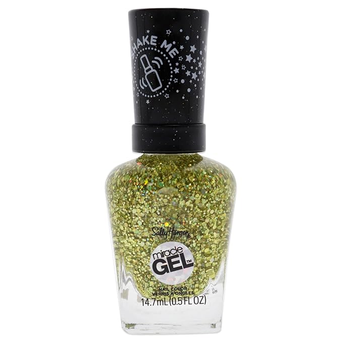 Sally Hansen Miracle Gel Nail Color, All That Glitters, 0.5 Fl Oz
