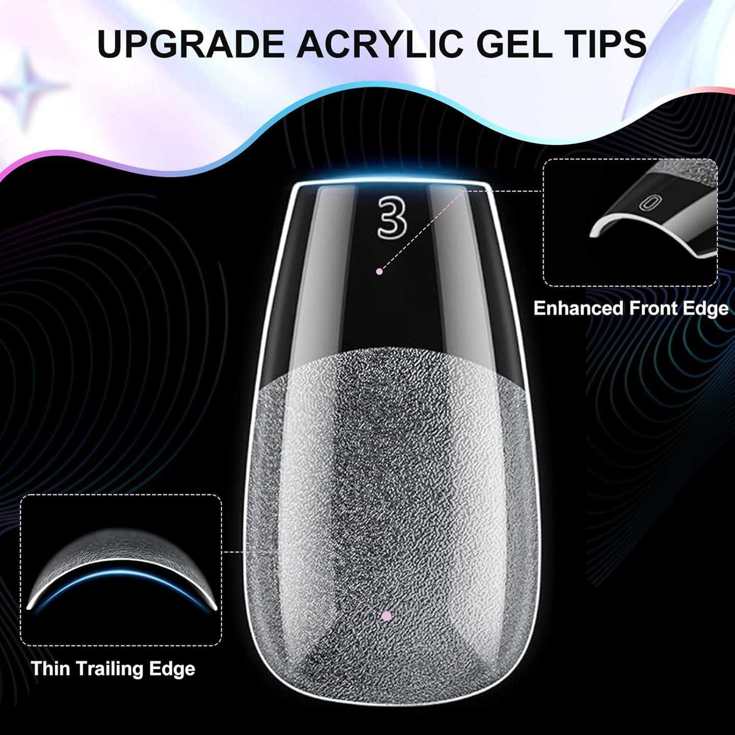 Short Coffin Nail Tips 240Pcs Short Coffin Press on Nails Half Matte Pre-shape Gel Nail Tips for Full Cover Acrylic False Nails Extension Home DIY Salon 12 Sizes Gelly Tips Fake Nails Tips
