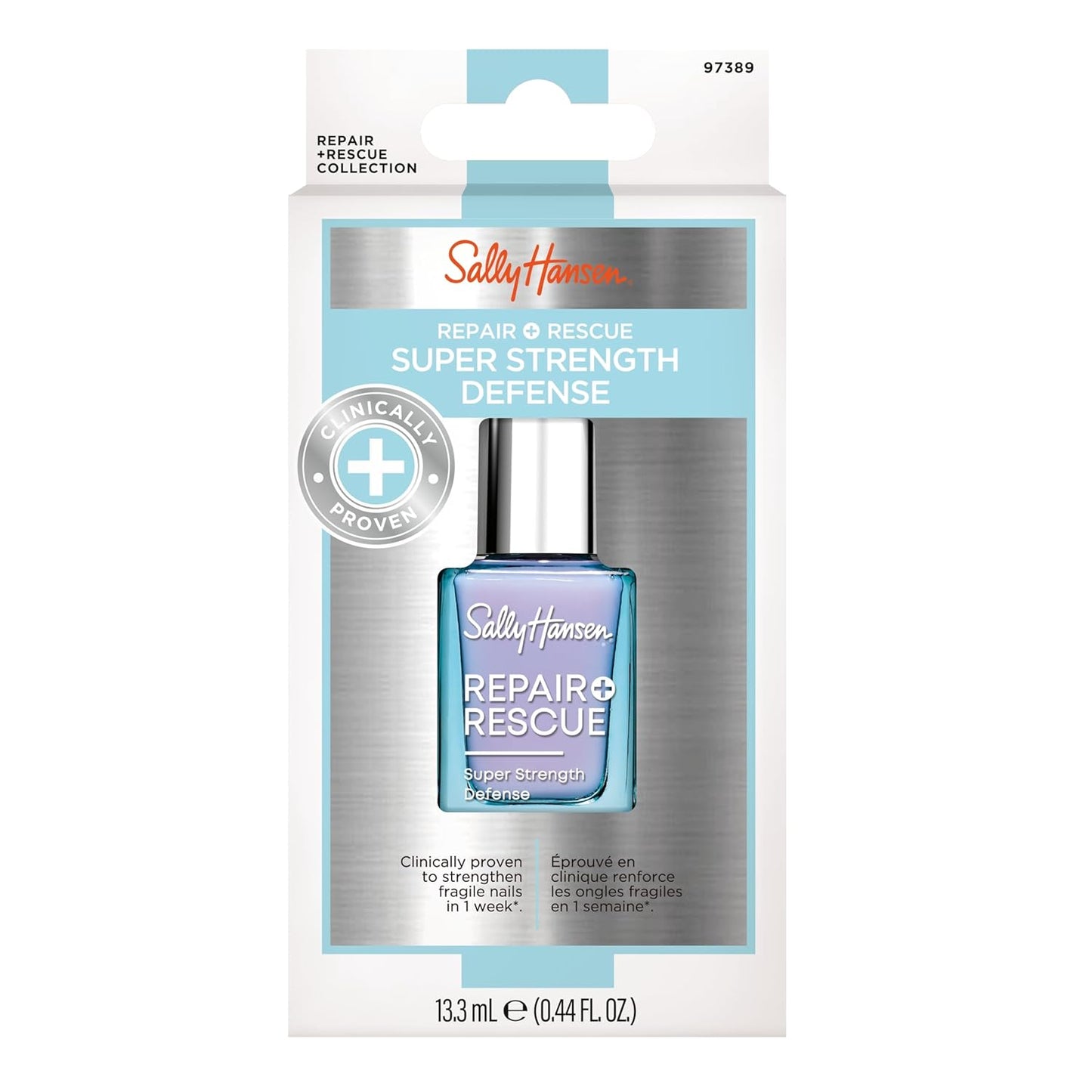 Sally Hansen Nail Treatment Repair + Rescue Super Strength Defense | Nail Strengthener | Fortifies Weak Nails & Delivers Stronger Nails in 1 Week