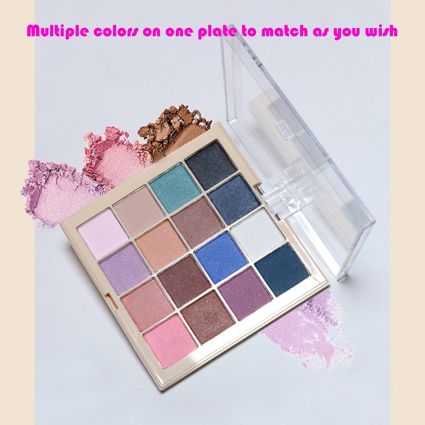 Gradient nail powder,Solid nail powder,Nail Pigment Palette,Vibrant Nail Pigment Powder Set 16 Ombre Colors for Stunning Nail Art DIY Glitter Accessories Included