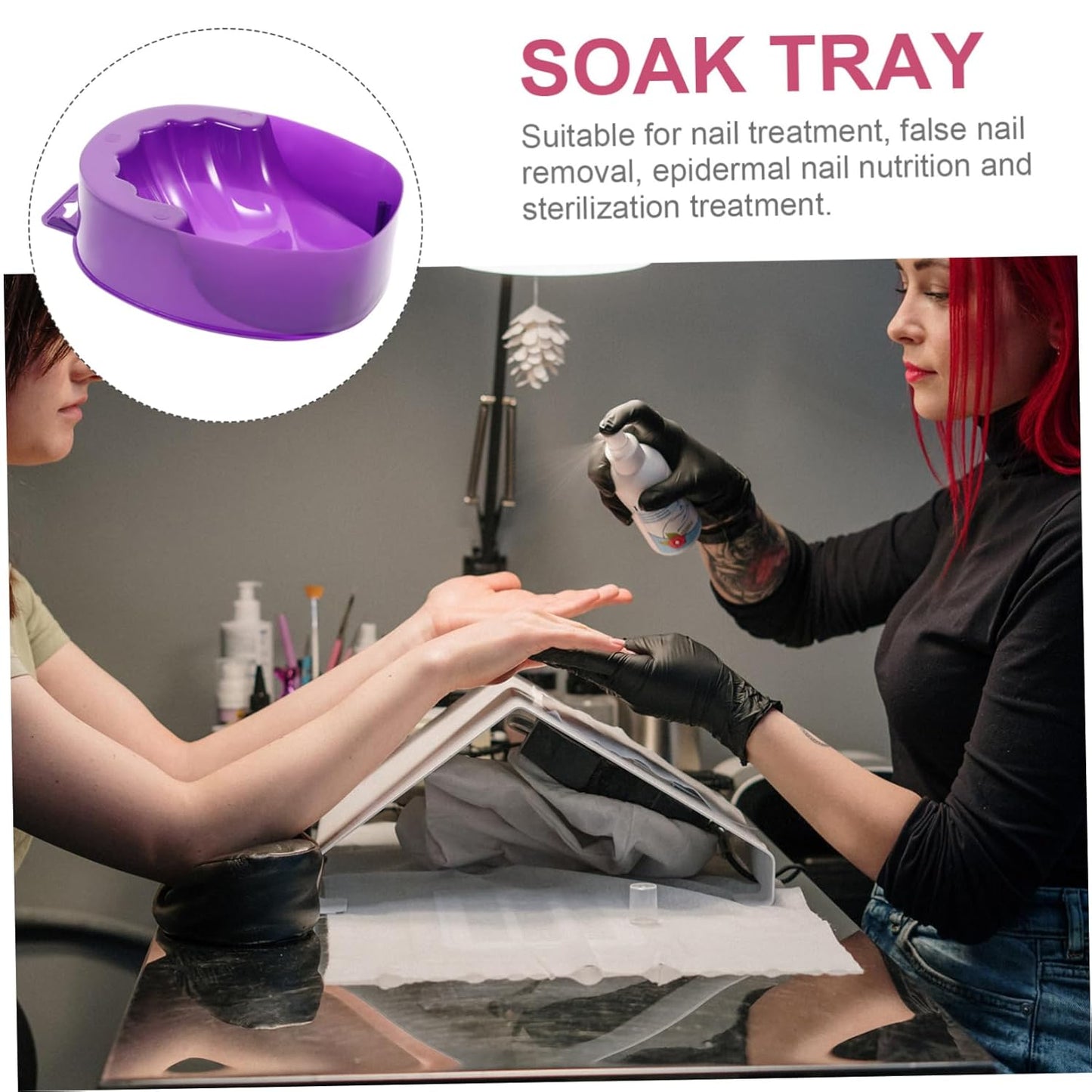 1pc Awate Soaking Bowl Nail Art Bowl Pedicure Hand Manicure Nail Care Tools