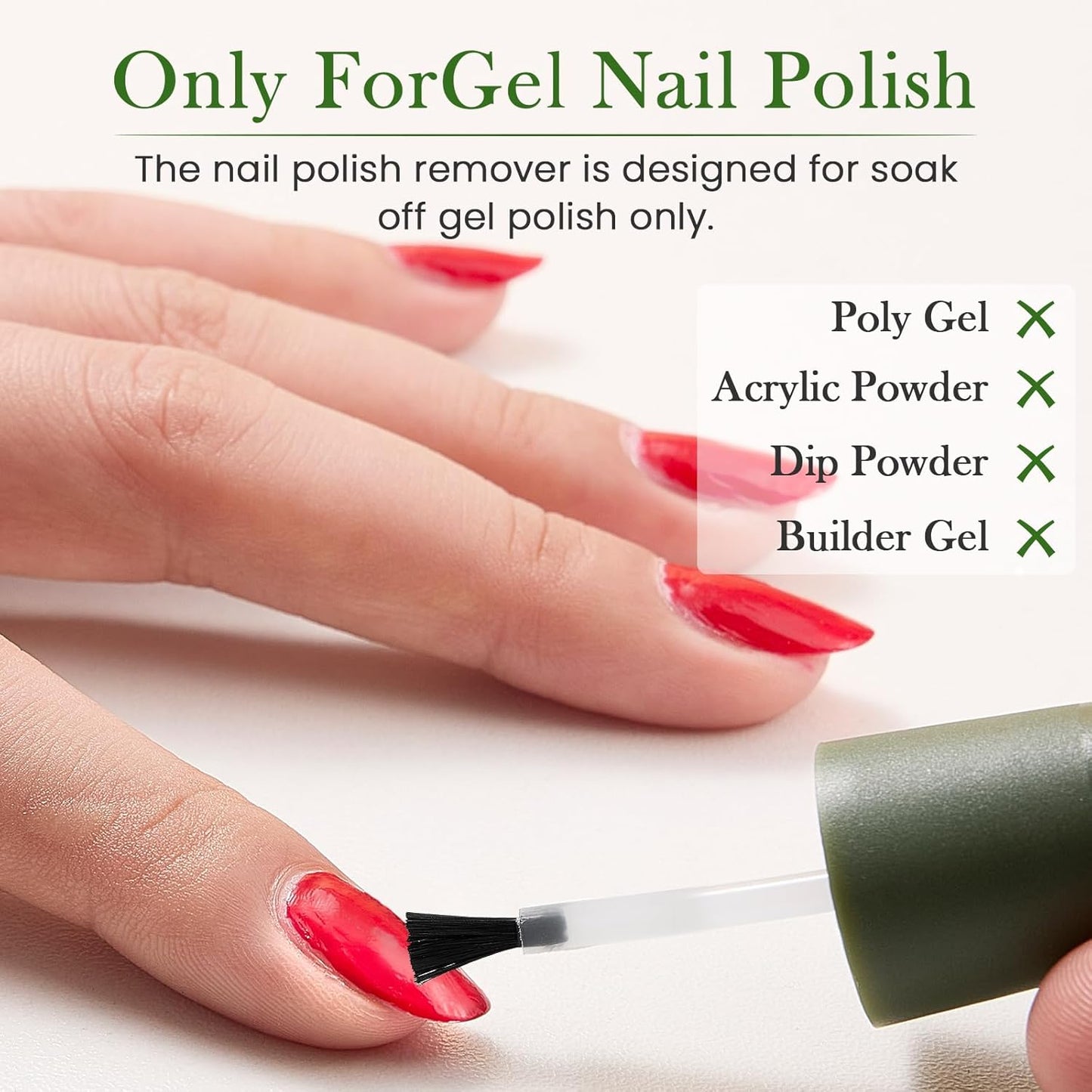 Gel Nail Polish Remover 2 PCS- Gel Polish Remover for Gel Nails Professional 2-5 Minute, Easy and Quick Remove Gel Polish at Home